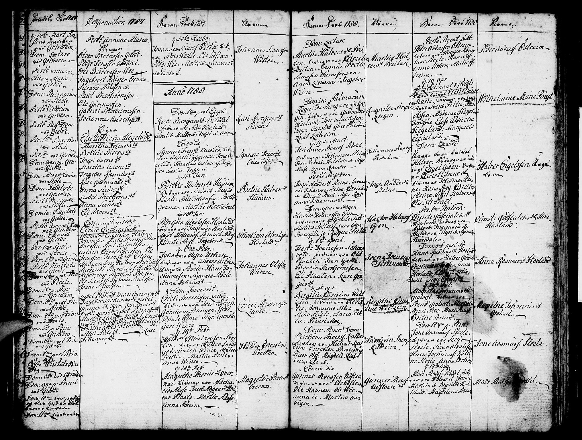 Etne sokneprestembete, AV/SAB-A-75001/H/Haa: Ministerialbok nr. A 4, 1782-1807, s. 13