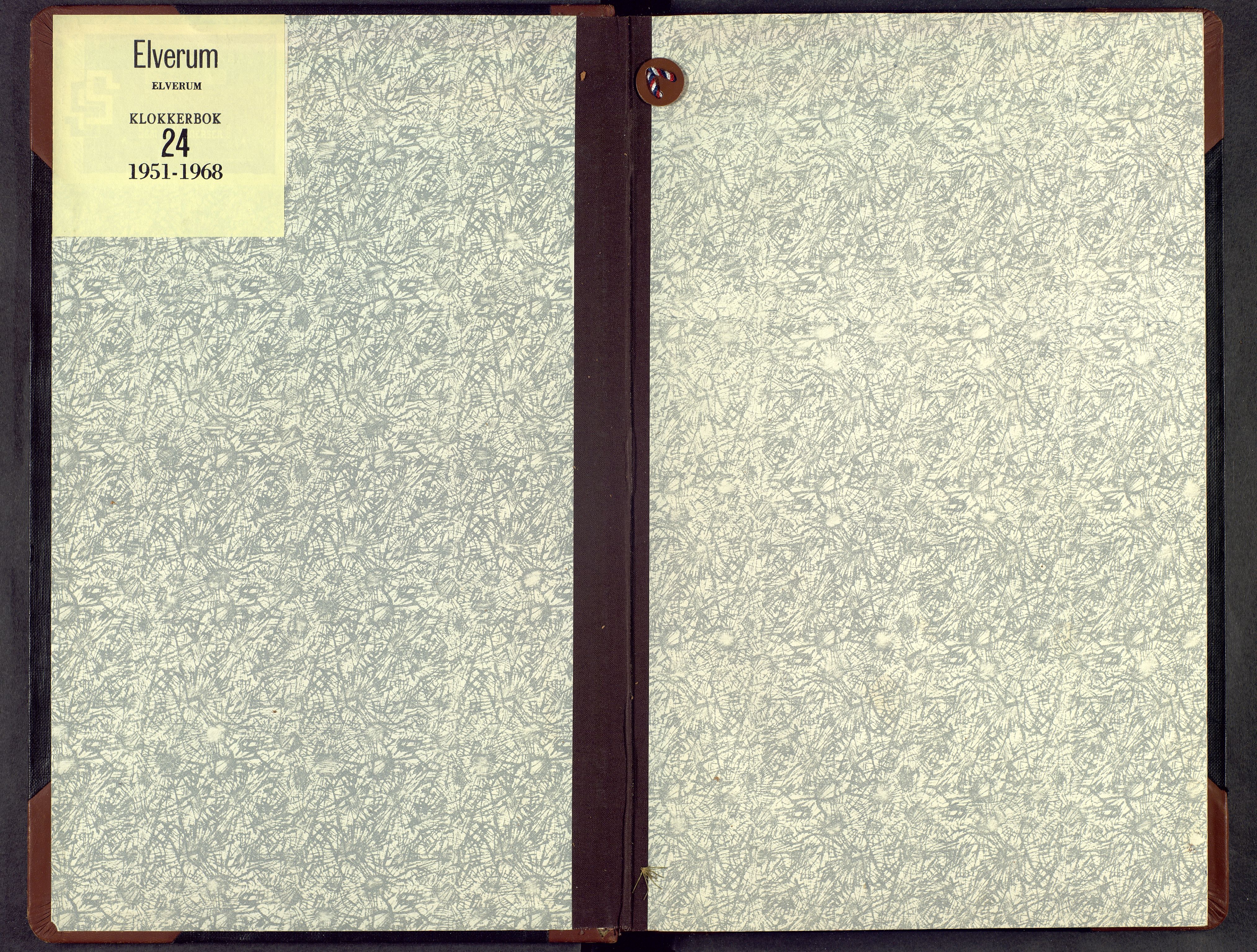 Elverum prestekontor, SAH/PREST-044/H/Ha/Hab/L0024: Klokkerbok nr. 24, 1951-1968