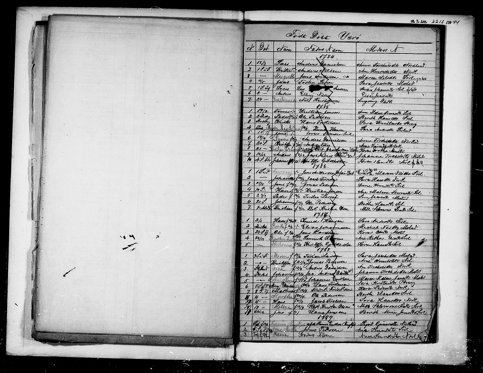Ministerialprotokoller, klokkerbøker og fødselsregistre - Nordland, SAT/A-1459/807/L0127: Kirkebokavskrift nr. 807D01, 1752-1788