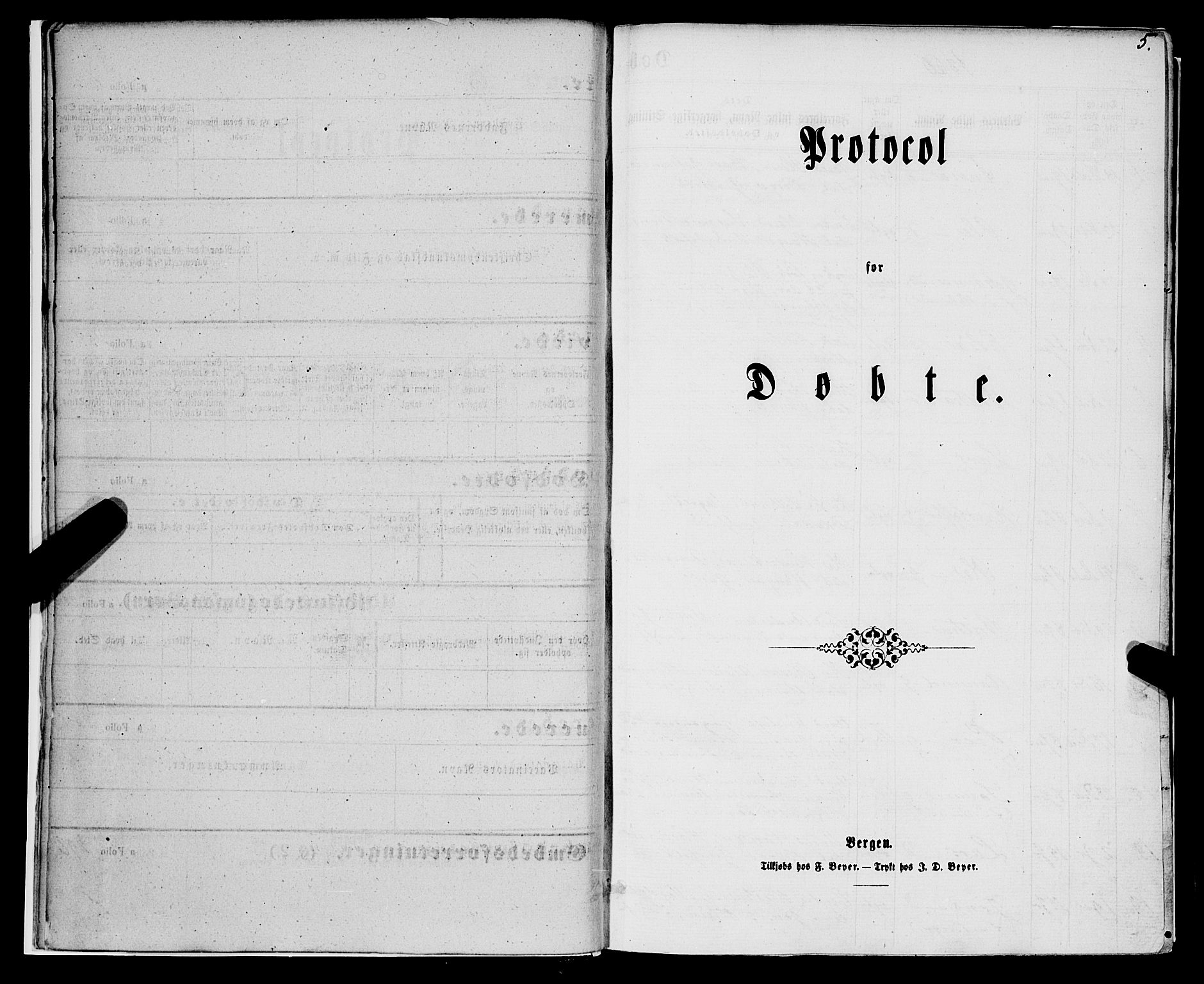 Luster sokneprestembete, AV/SAB-A-81101/H/Haa/Haaa/L0008: Ministerialbok nr. A 8, 1860-1870, s. 5