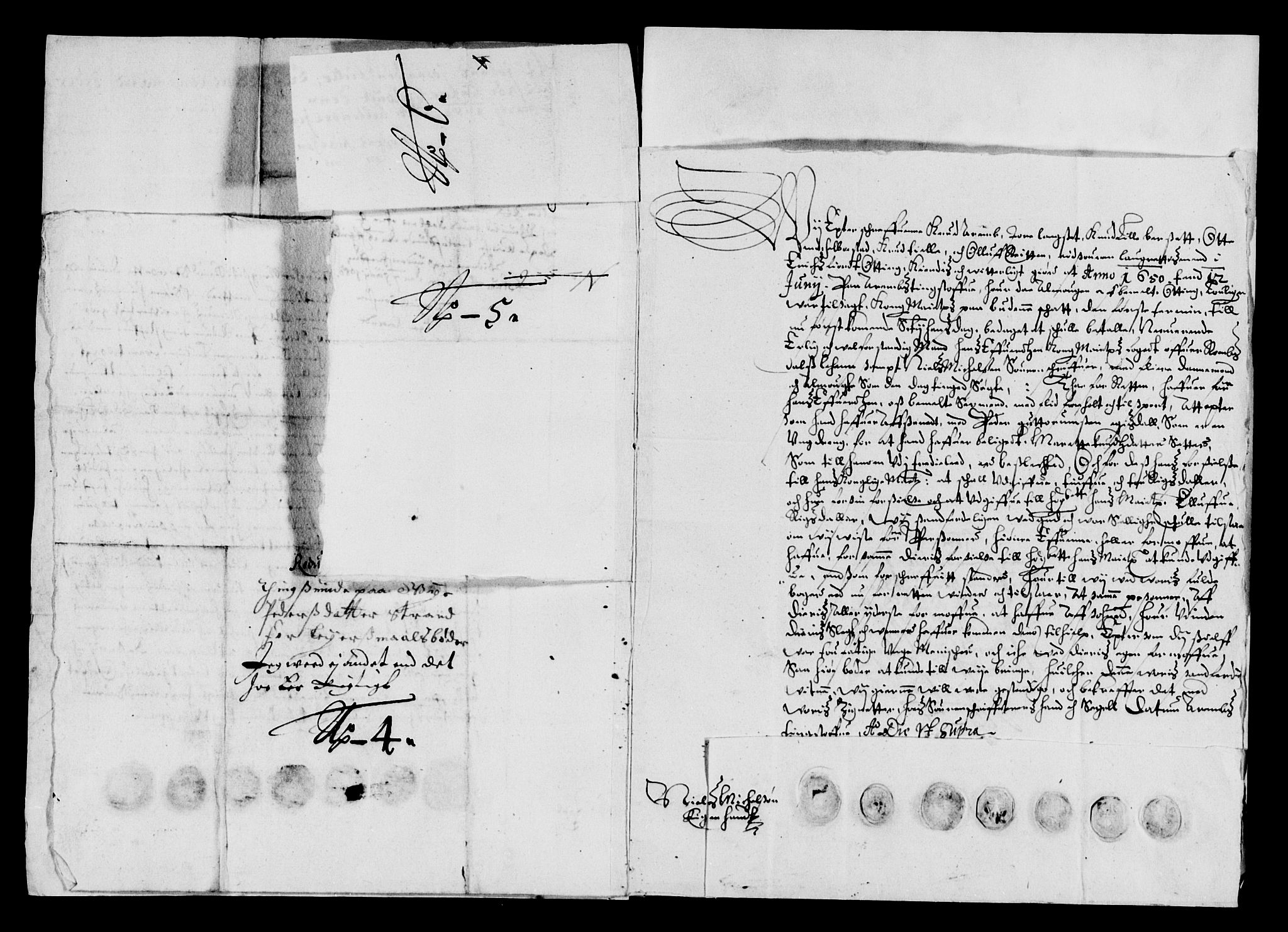 Rentekammeret inntil 1814, Reviderte regnskaper, Lensregnskaper, RA/EA-5023/R/Rb/Rbw/L0094: Trondheim len, 1648-1650