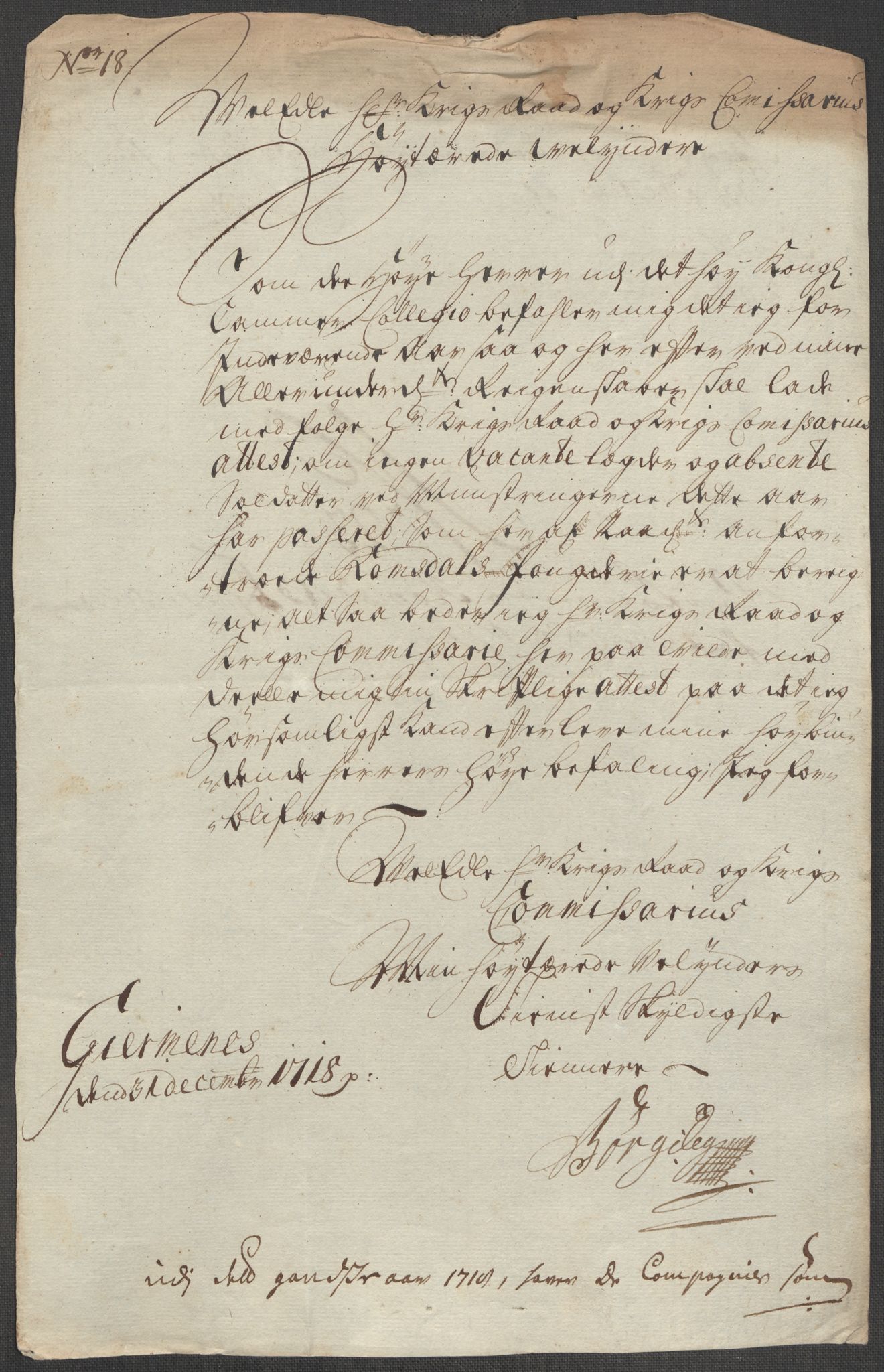 Rentekammeret inntil 1814, Reviderte regnskaper, Fogderegnskap, RA/EA-4092/R55/L3665: Fogderegnskap Romsdal, 1718, s. 169