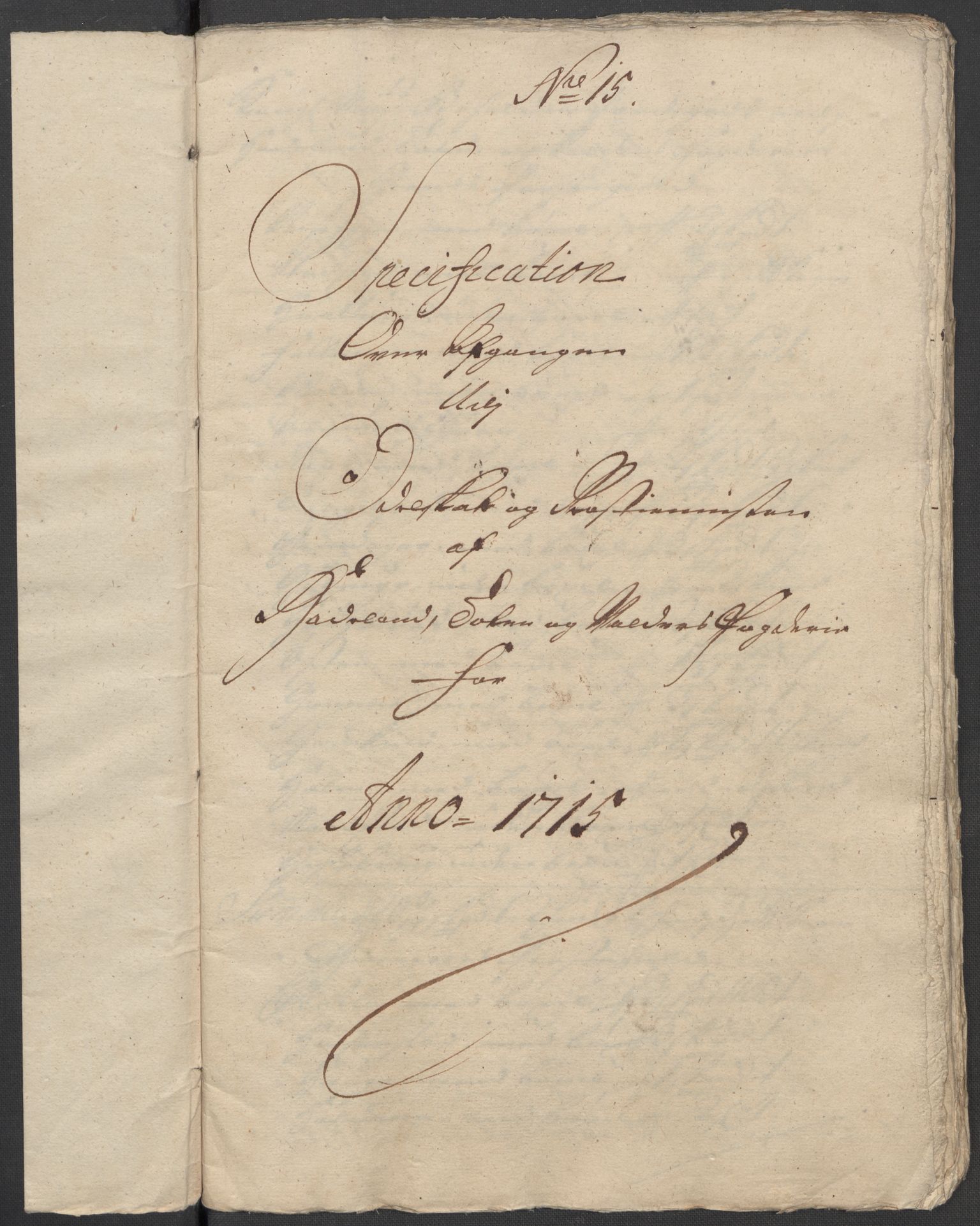 Rentekammeret inntil 1814, Reviderte regnskaper, Fogderegnskap, AV/RA-EA-4092/R18/L1314: Fogderegnskap Hadeland, Toten og Valdres, 1715, s. 383