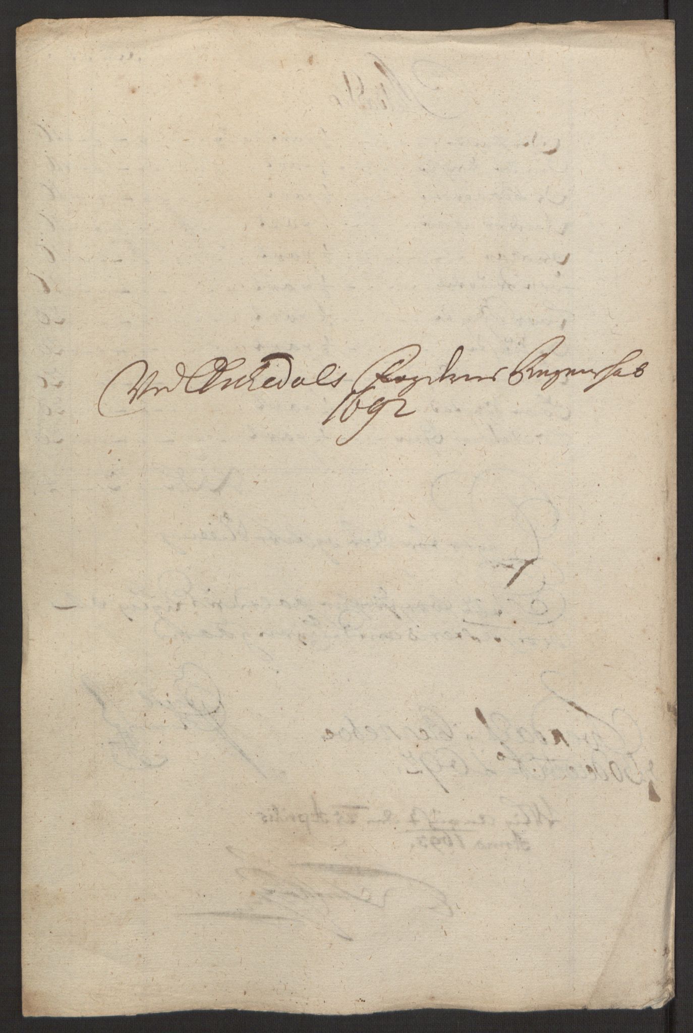 Rentekammeret inntil 1814, Reviderte regnskaper, Fogderegnskap, AV/RA-EA-4092/R58/L3937: Fogderegnskap Orkdal, 1691-1692, s. 232