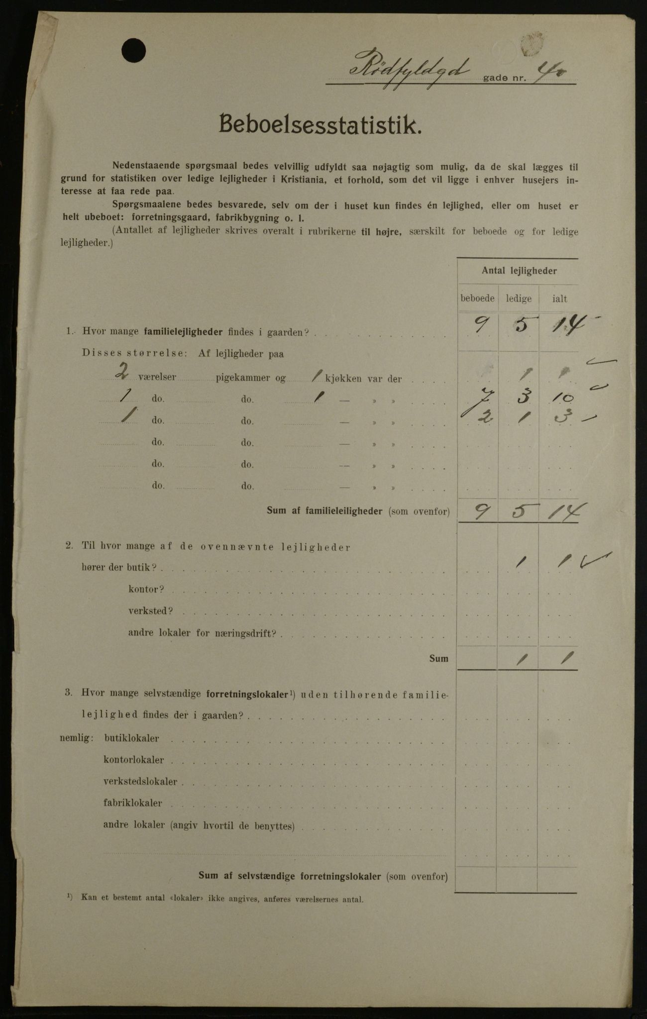 OBA, Kommunal folketelling 1.2.1908 for Kristiania kjøpstad, 1908, s. 77543