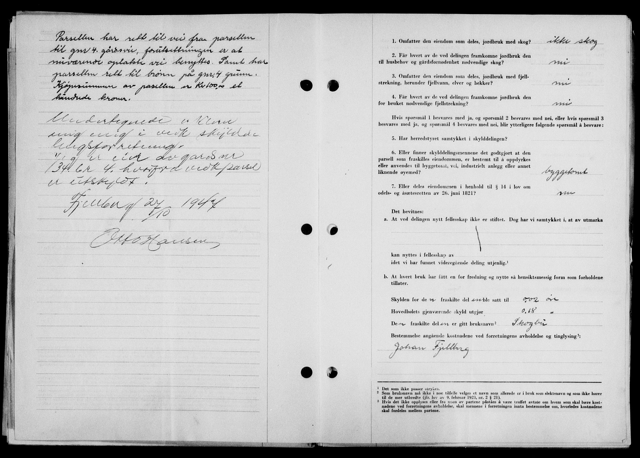 Lofoten sorenskriveri, SAT/A-0017/1/2/2C/L0017a: Pantebok nr. 17a, 1947-1948, Dagboknr: 1817/1947