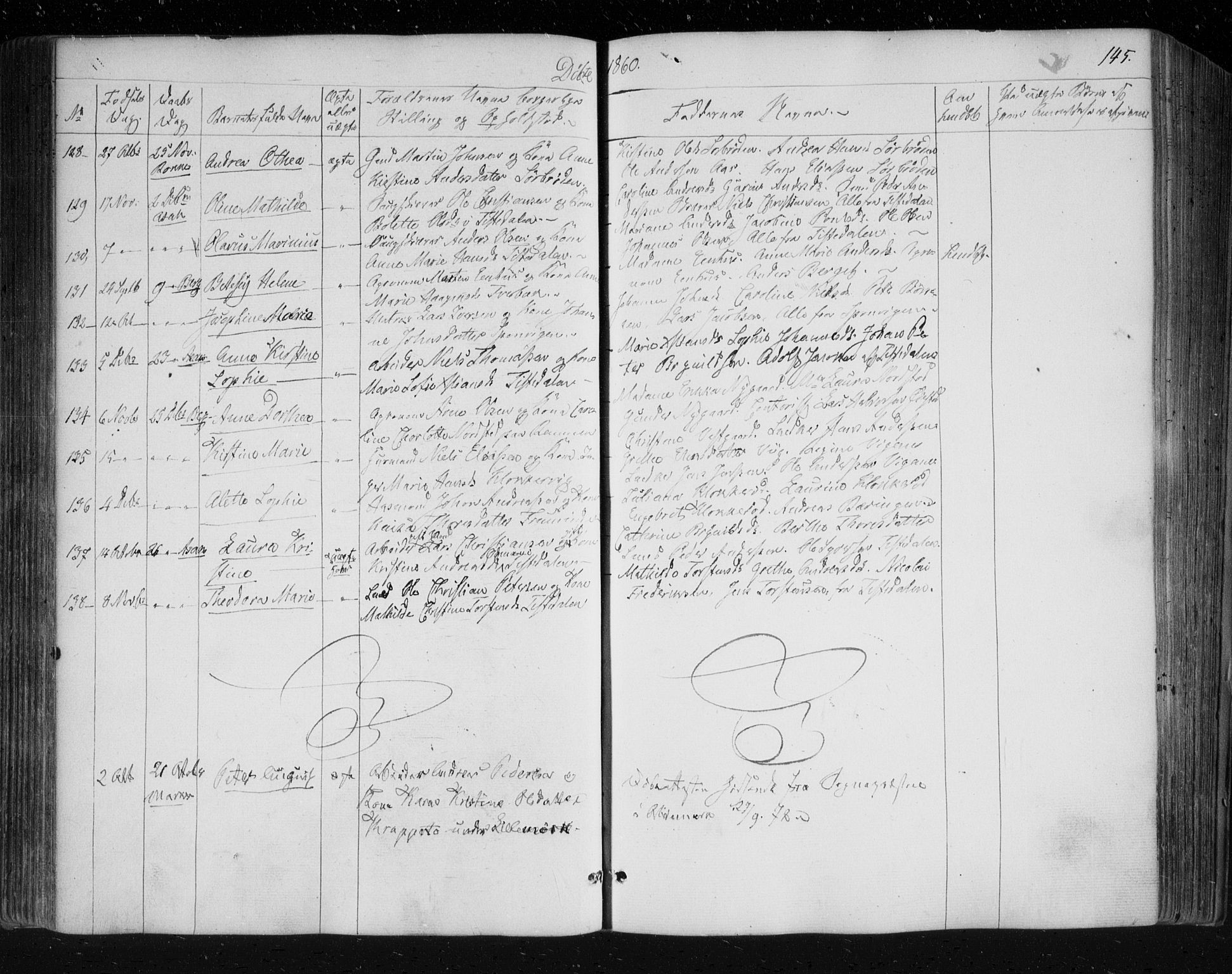 Berg prestekontor Kirkebøker, AV/SAO-A-10902/F/Fa/L0004: Ministerialbok nr. I 4, 1843-1860, s. 145