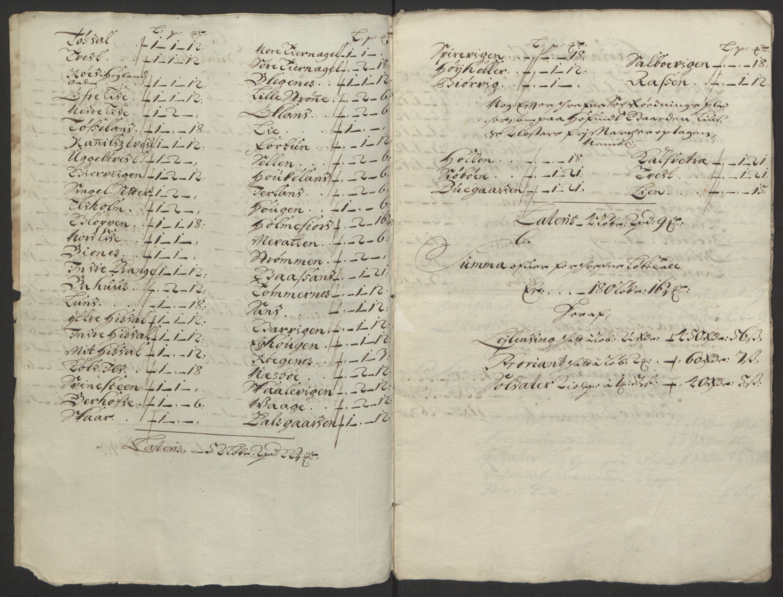 Rentekammeret inntil 1814, Reviderte regnskaper, Fogderegnskap, RA/EA-4092/R50/L3159: Fogderegnskap Lyse kloster, 1691-1709, s. 26