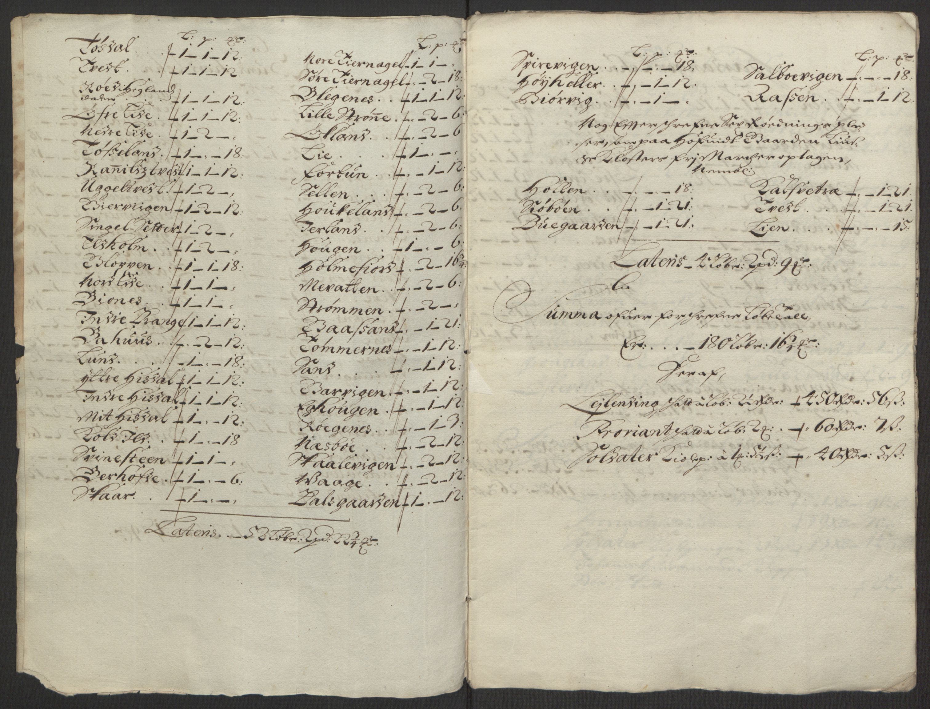 Rentekammeret inntil 1814, Reviderte regnskaper, Fogderegnskap, AV/RA-EA-4092/R50/L3159: Fogderegnskap Lyse kloster, 1691-1709, s. 26