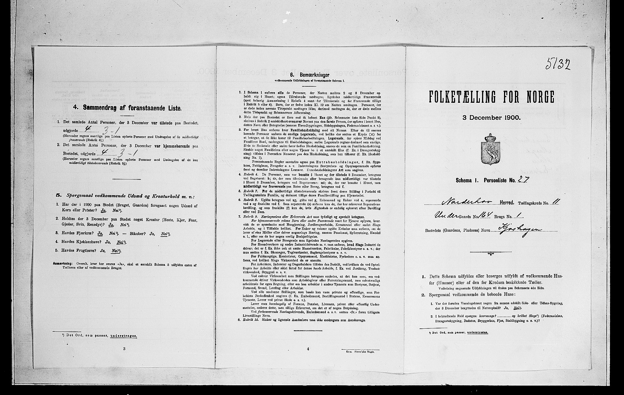 RA, Folketelling 1900 for 0613 Norderhov herred, 1900, s. 2518