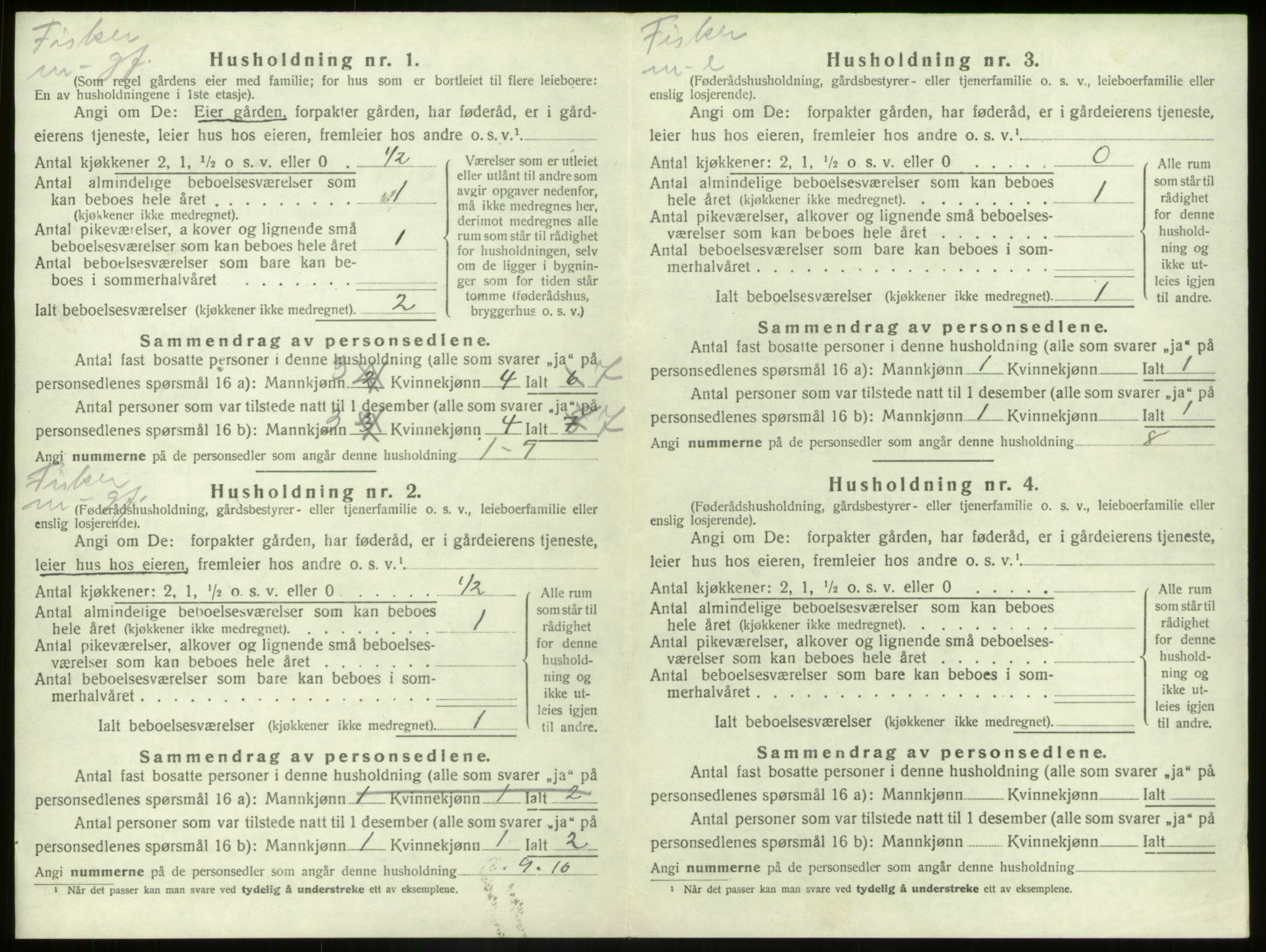 SAB, Folketelling 1920 for 1437 Kinn herred, 1920, s. 619