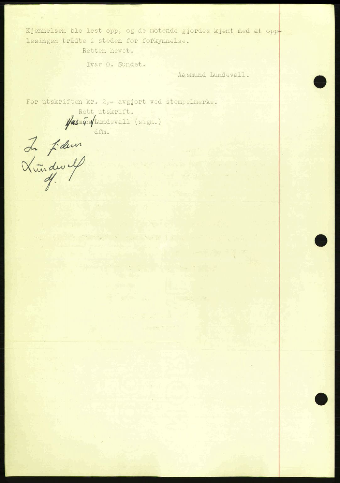 Kristiansund byfogd, AV/SAT-A-4587/A/27: Pantebok nr. 34, 1941-1945, Dagboknr: 462/1942