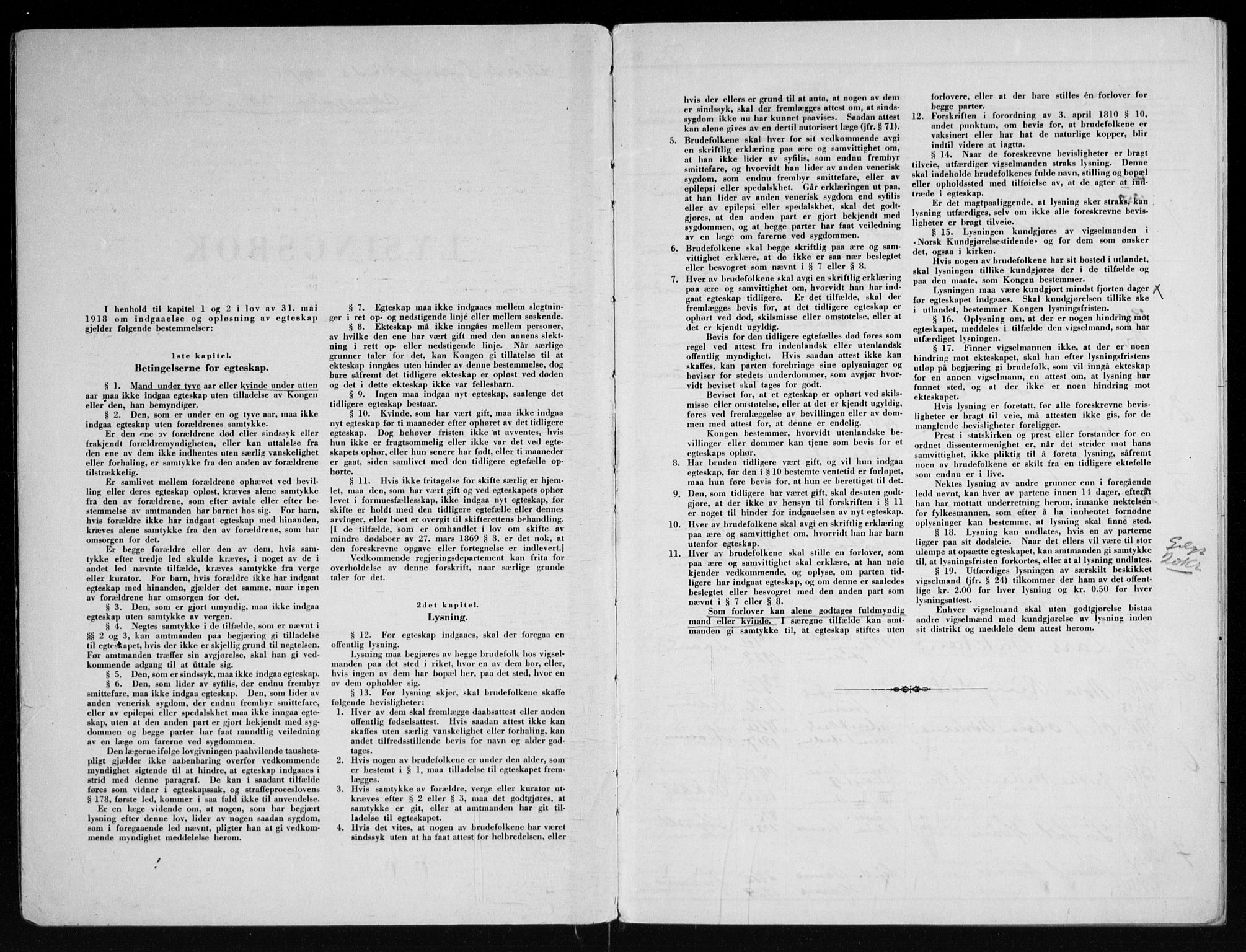 Hedrum kirkebøker, AV/SAKO-A-344/H/Ha/L0002: Lysningsprotokoll nr. 2, 1950-1972