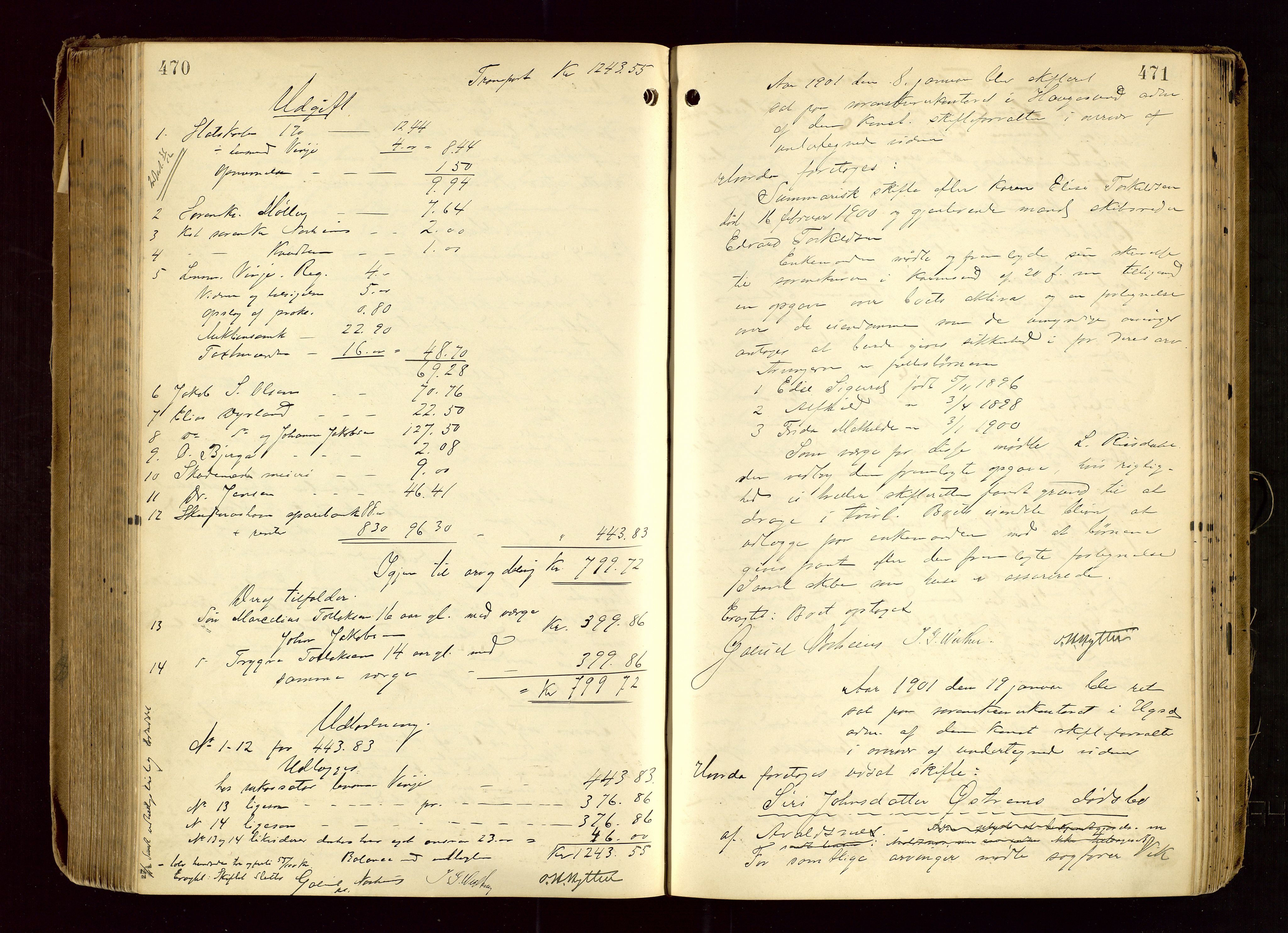 Karmsund sorenskriveri, AV/SAST-A-100311/01/IV/IVDB/L0012: SKIFTEPROTOKOLL SKUDENES, AVALDSNES, 1894-1904, s. 470-471