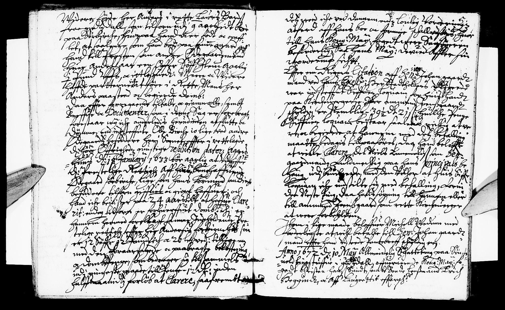 Sorenskriverier i Gudbrandsdalen, SAH/TING-036/G/Gb/Gbb/L0009: Tingbok - Sør-Gudbrandsdal, 1672, s. 4b-5a