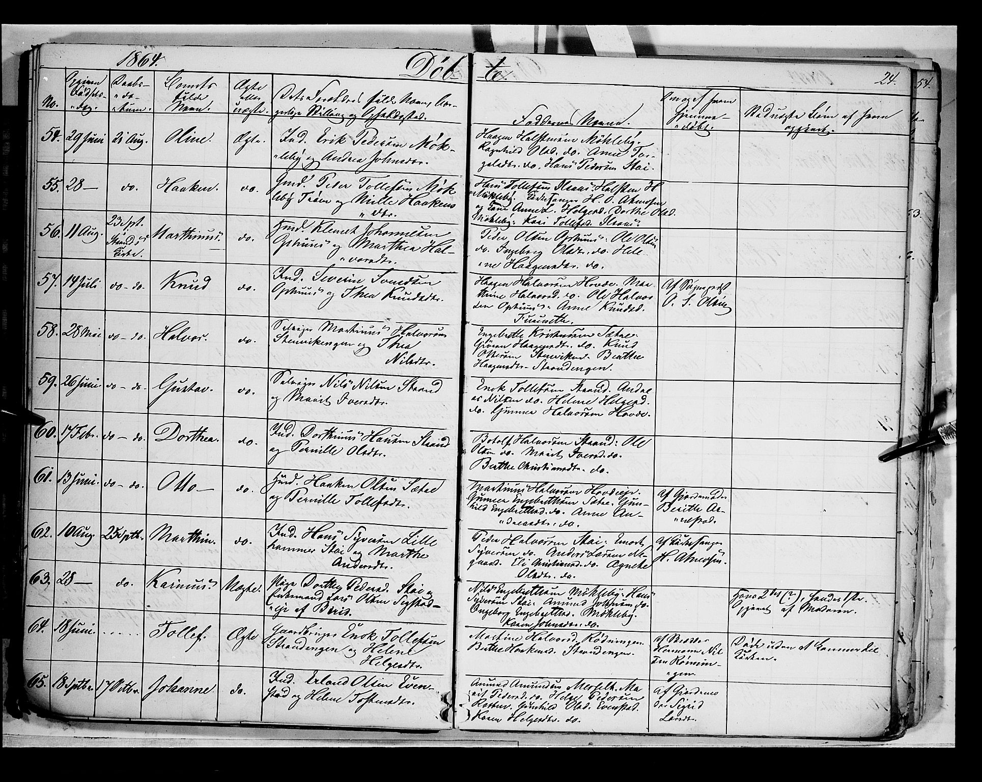 Åmot prestekontor, Hedmark, AV/SAH-PREST-056/H/Ha/Haa/L0007: Ministerialbok nr. 7, 1860-1870, s. 24