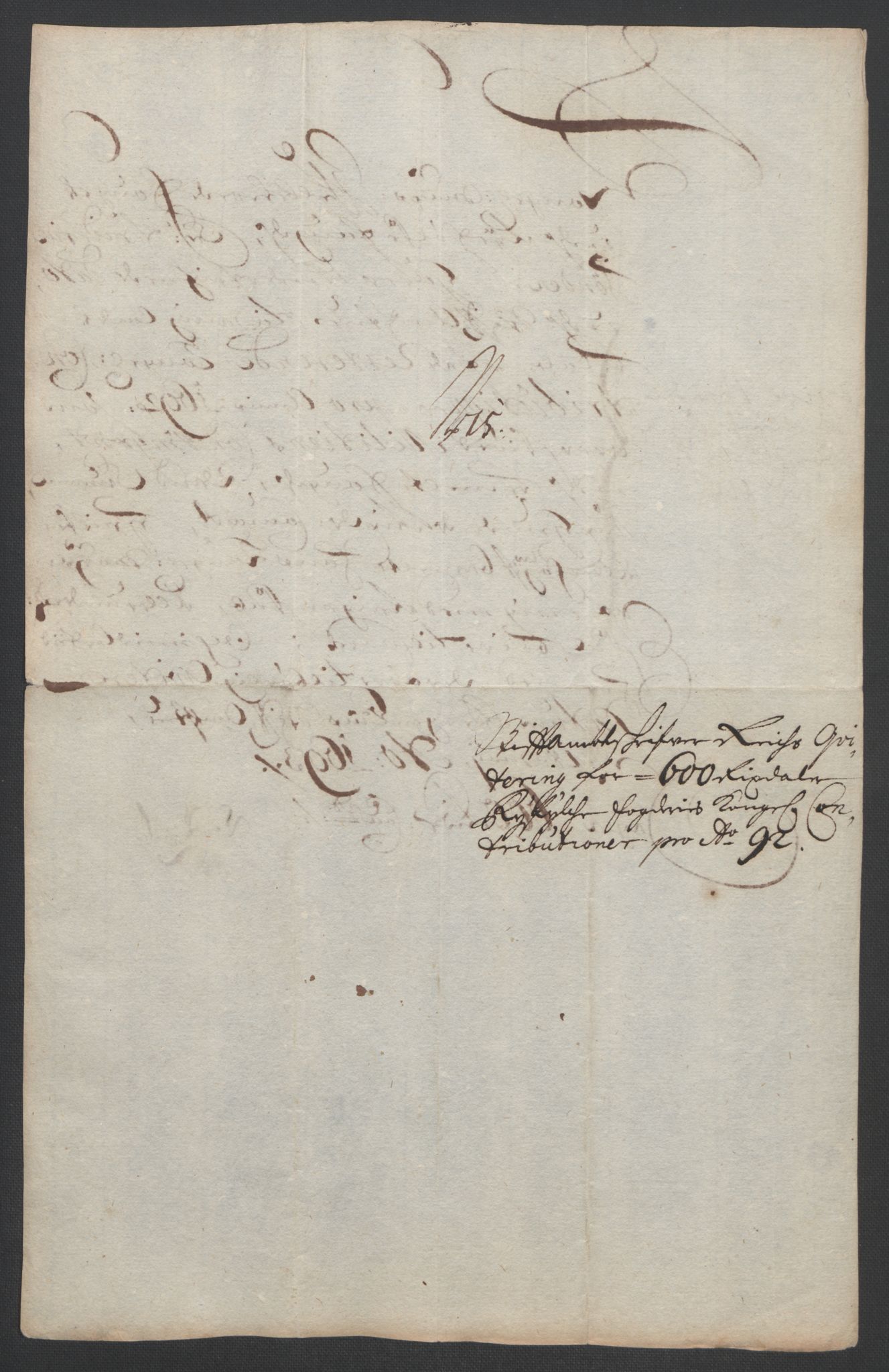 Rentekammeret inntil 1814, Reviderte regnskaper, Fogderegnskap, AV/RA-EA-4092/R47/L2856: Fogderegnskap Ryfylke, 1689-1693, s. 592