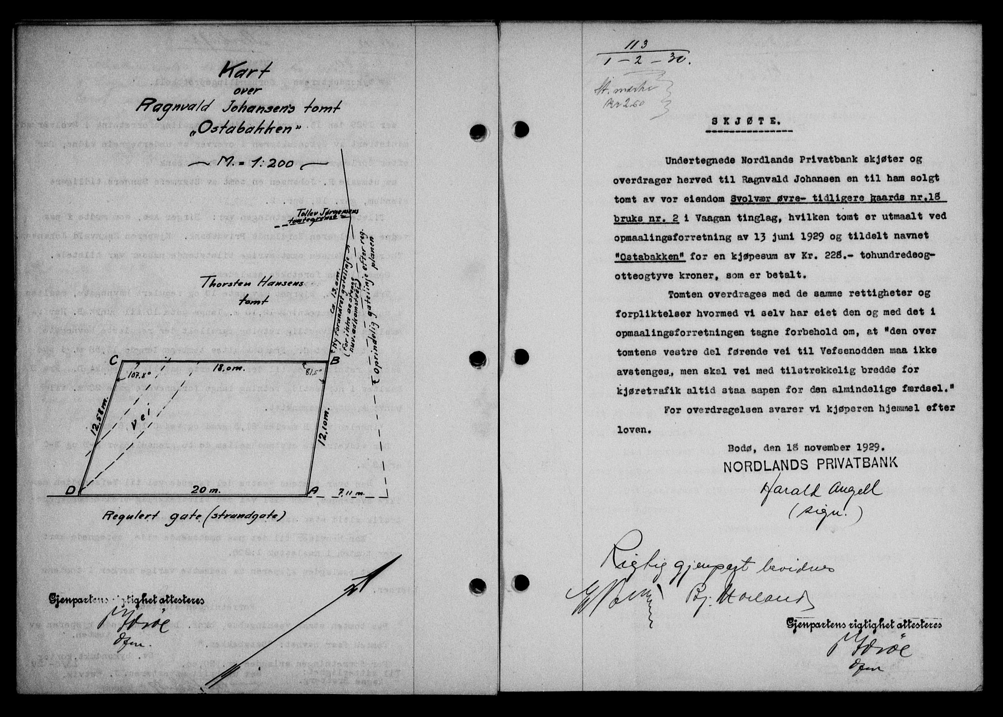Lofoten sorenskriveri, SAT/A-0017/1/2/2C/L0021b: Pantebok nr. 21b, 1930-1930, Tingl.dato: 01.02.1930