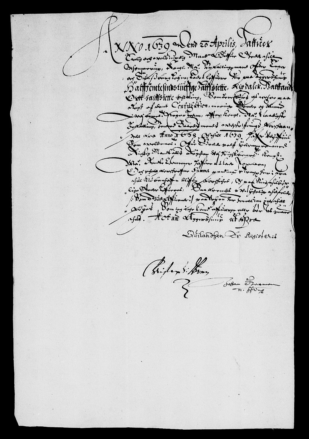 Rentekammeret inntil 1814, Reviderte regnskaper, Lensregnskaper, AV/RA-EA-5023/R/Rb/Rbm/L0004: Eiker len, 1626-1640