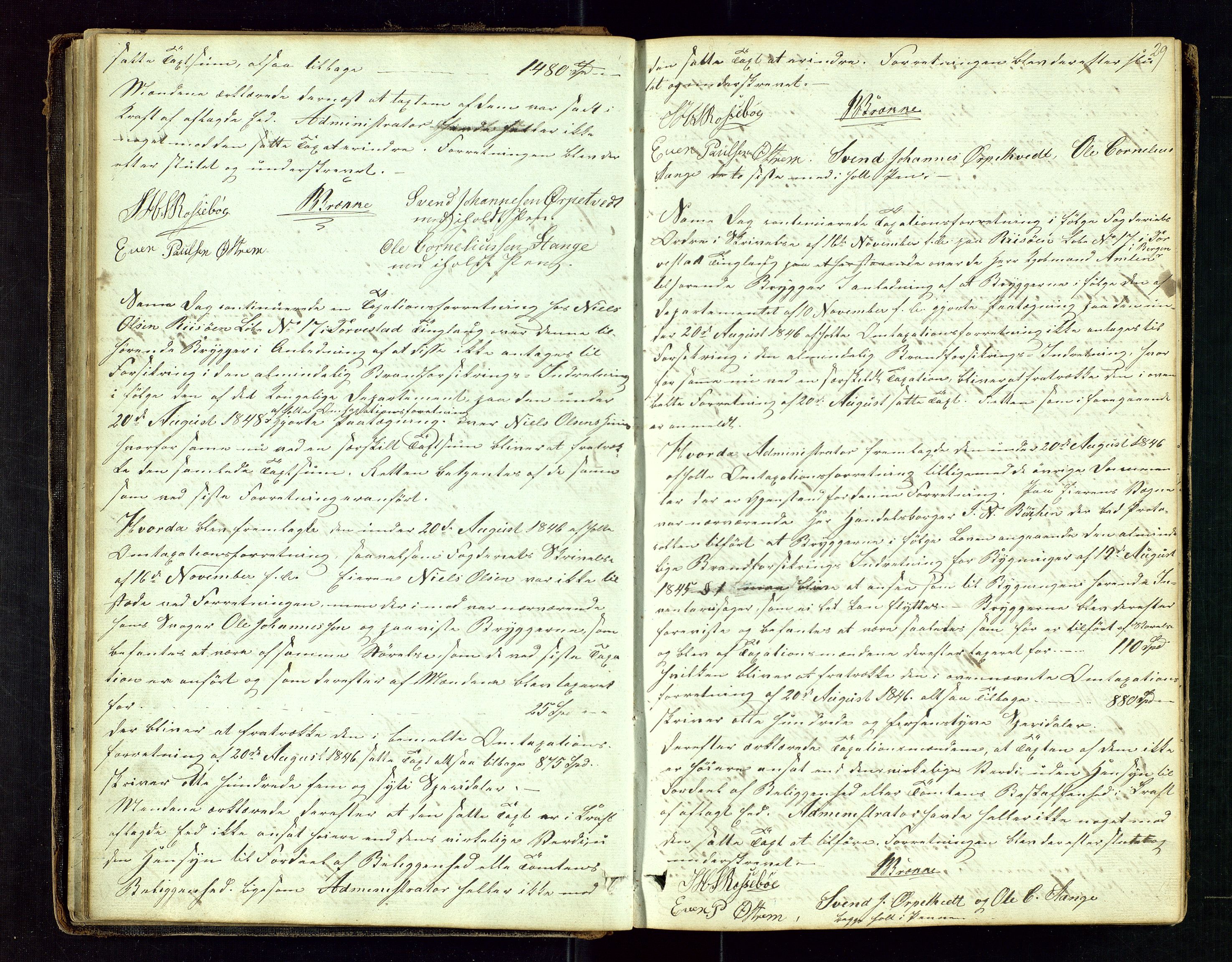 Norges Brannkasse Haugesund, AV/SAST-A-102142/0001/O/L0001: Branntakstprotokoll, 1846-1867, s. 28b-29a