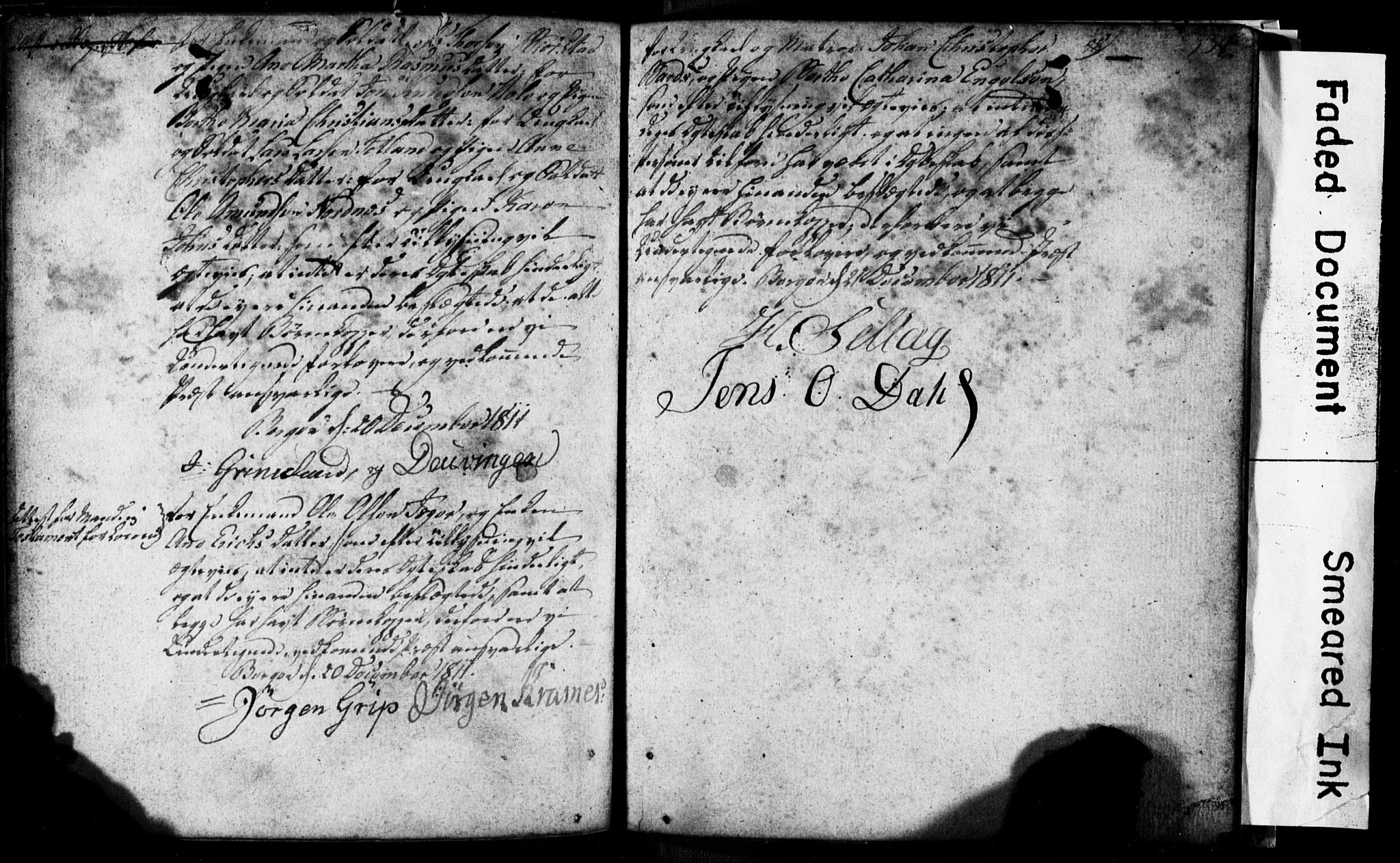 Korskirken sokneprestembete, SAB/A-76101: Forlovererklæringer nr. II.5.1, 1776-1816, s. 334