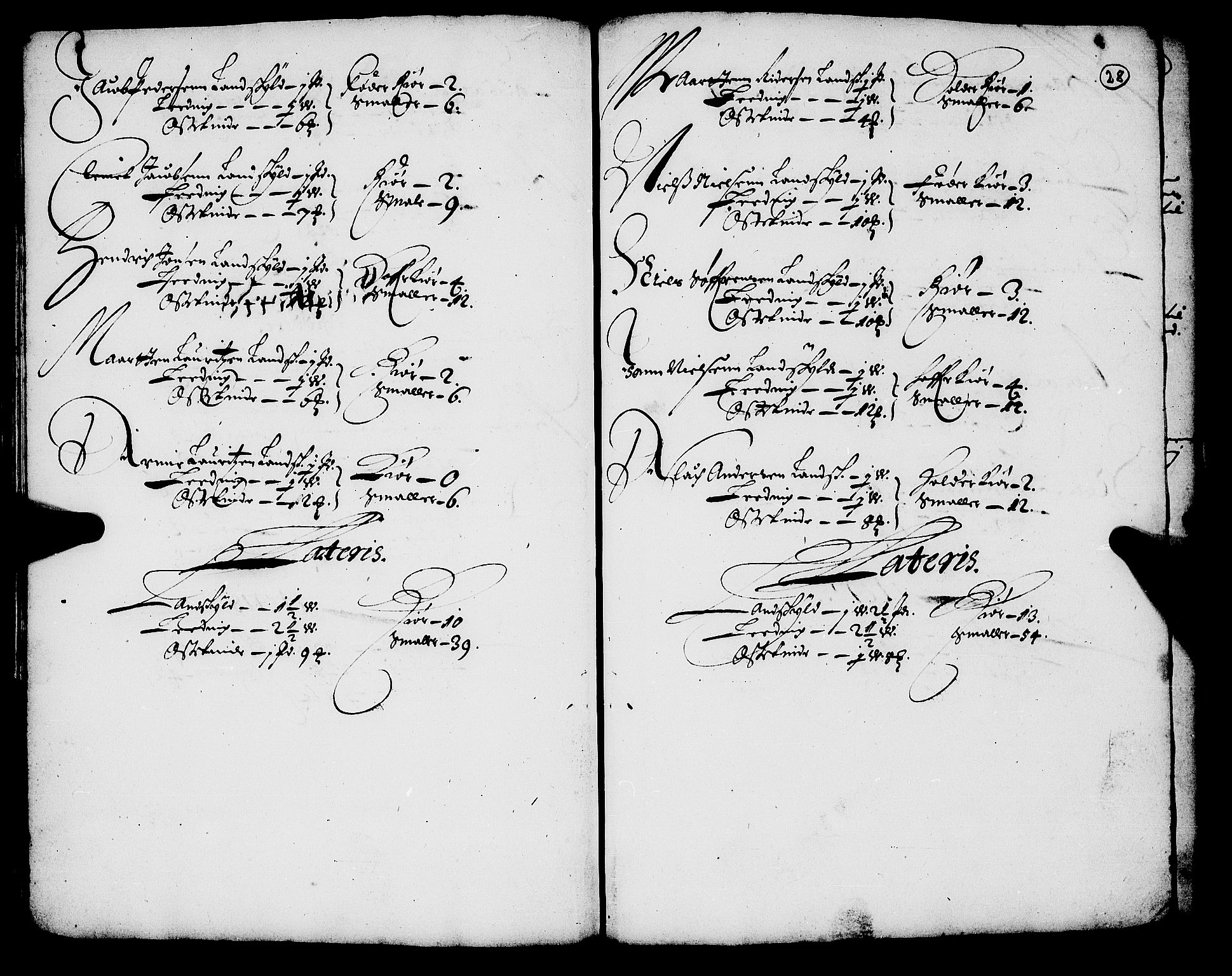 Rentekammeret inntil 1814, Realistisk ordnet avdeling, RA/EA-4070/N/Nb/Nba/L0059: Troms fogderi, 1667, s. 27b-28a
