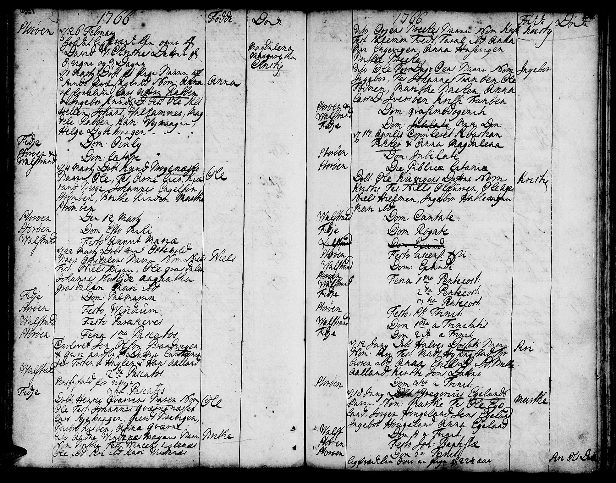 Stord sokneprestembete, AV/SAB-A-78201/H/Haa: Ministerialbok nr. A 2, 1744-1777, s. 156