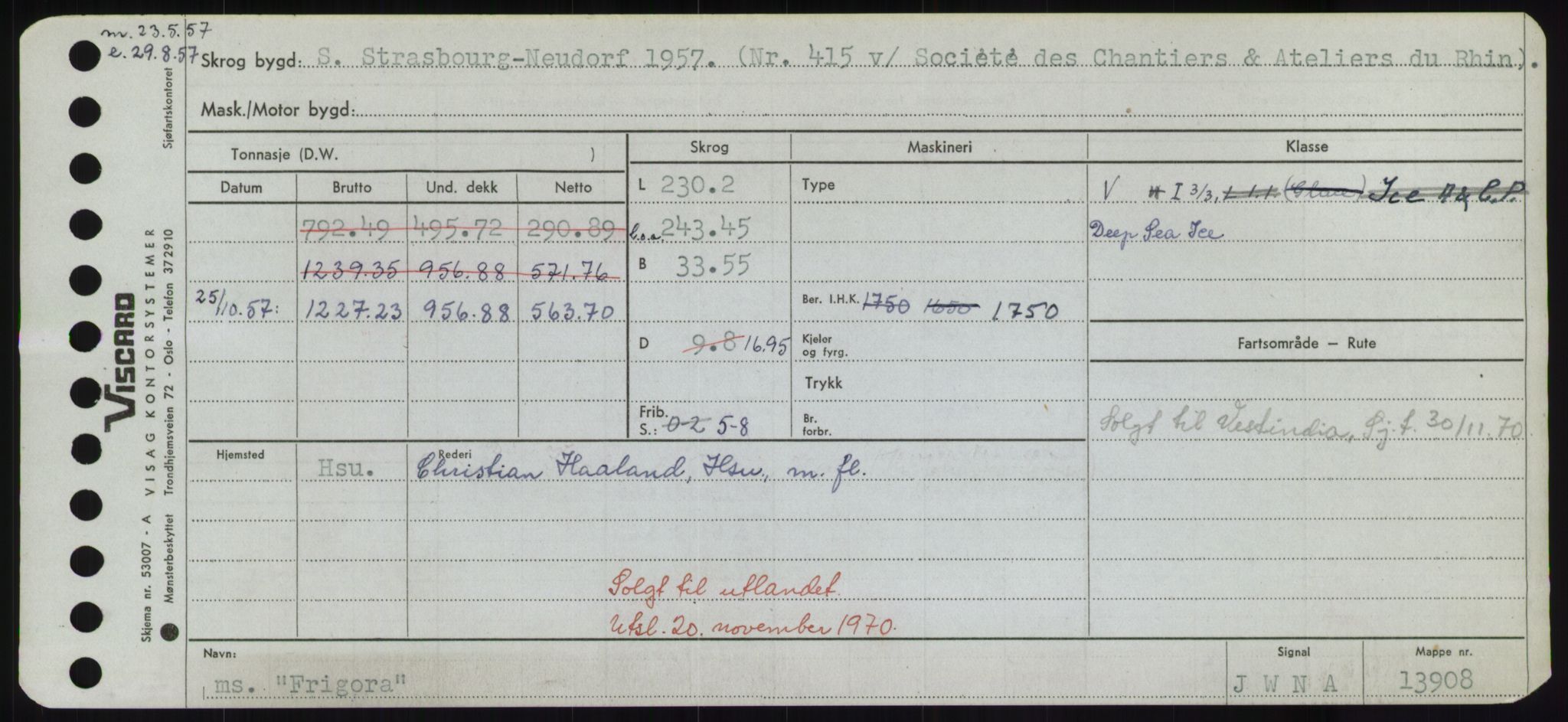 Sjøfartsdirektoratet med forløpere, Skipsmålingen, RA/S-1627/H/Hd/L0011: Fartøy, Fla-Får, s. 453