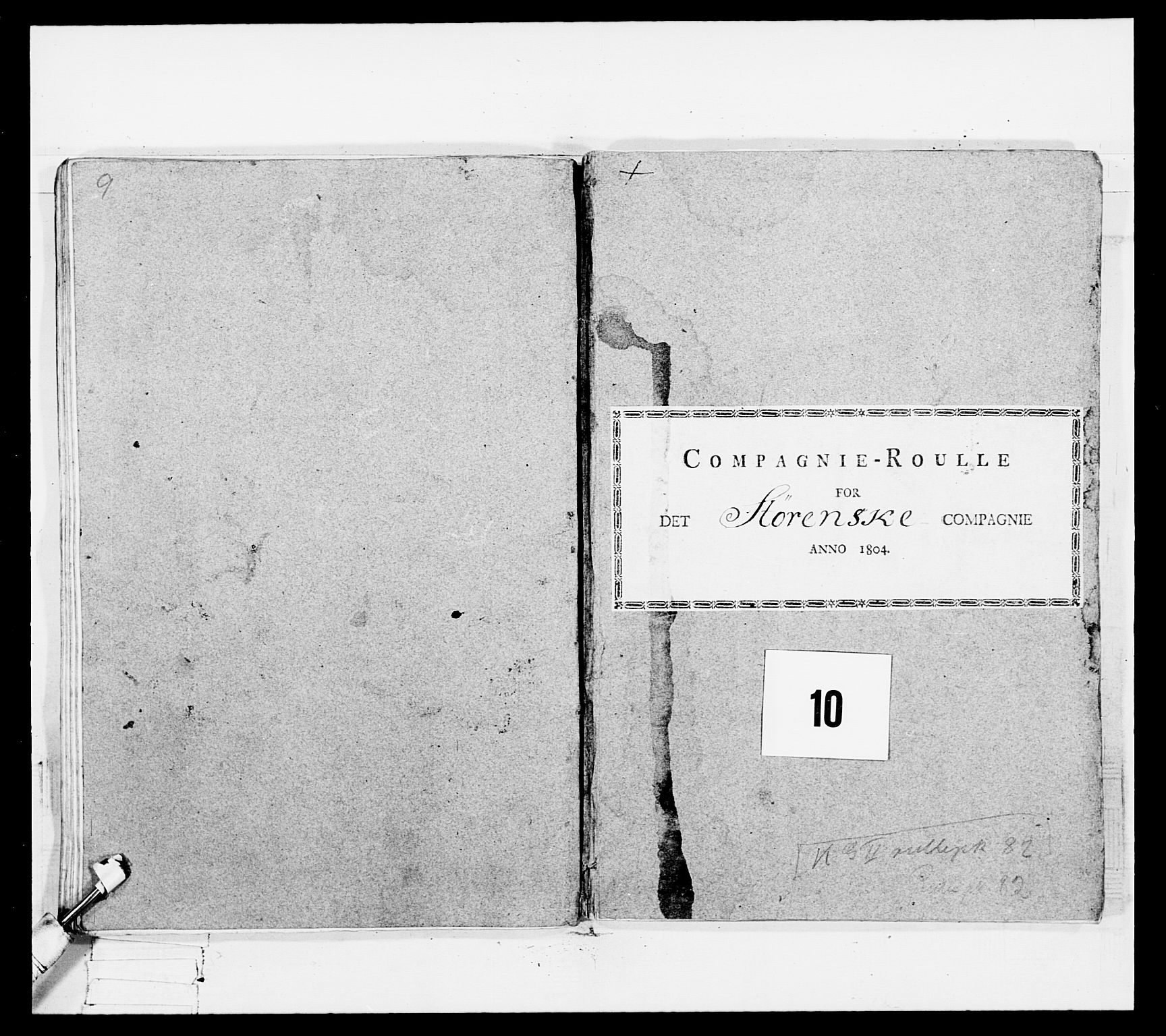 Generalitets- og kommissariatskollegiet, Det kongelige norske kommissariatskollegium, AV/RA-EA-5420/E/Eh/L0082: 2. Trondheimske nasjonale infanteriregiment, 1804, s. 375