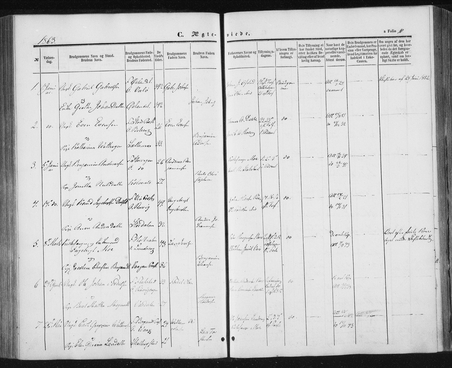 Ministerialprotokoller, klokkerbøker og fødselsregistre - Nord-Trøndelag, AV/SAT-A-1458/784/L0670: Ministerialbok nr. 784A05, 1860-1876, s. 10