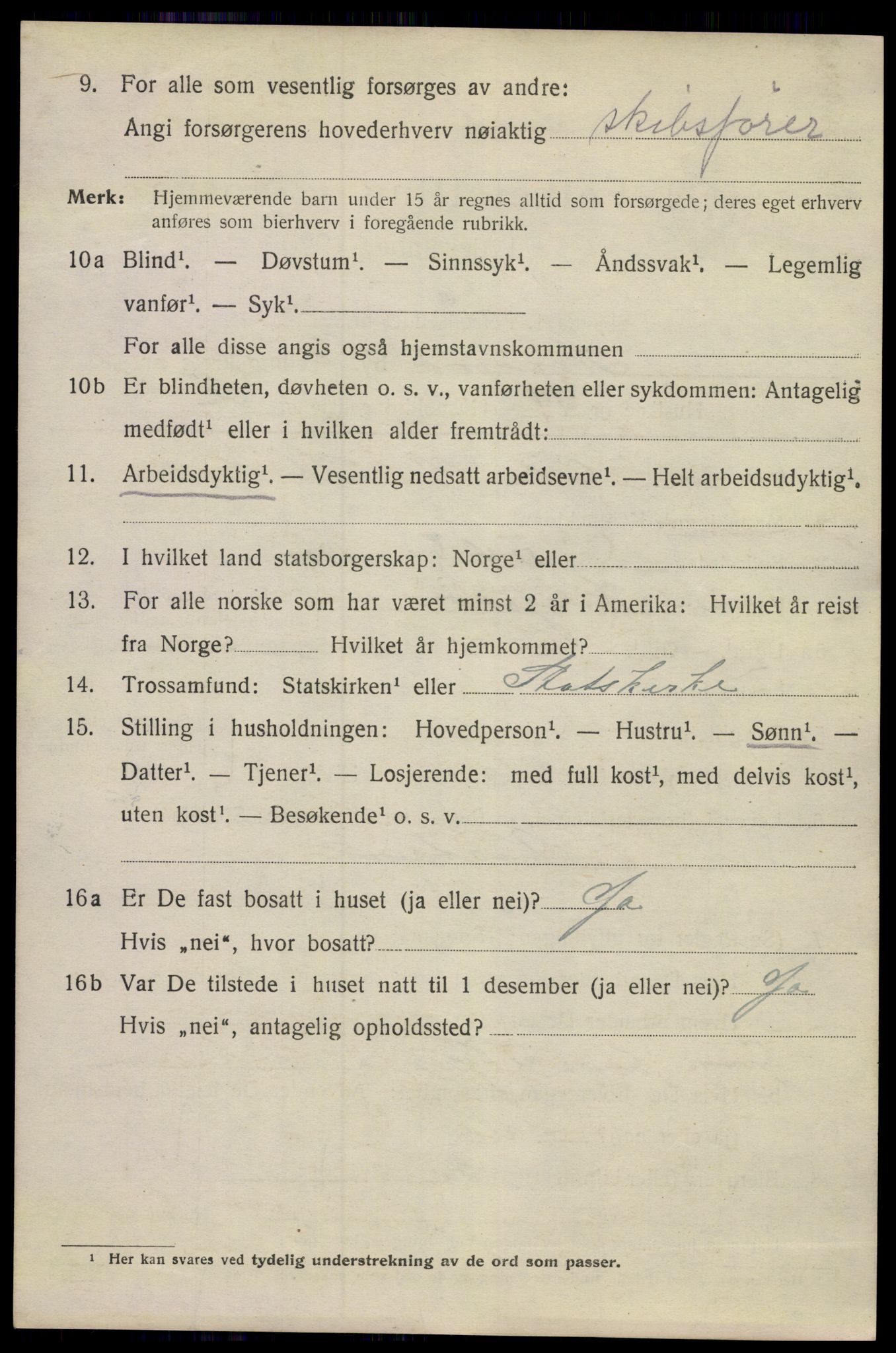 SAKO, Folketelling 1920 for 0801 Kragerø kjøpstad, 1920, s. 12976