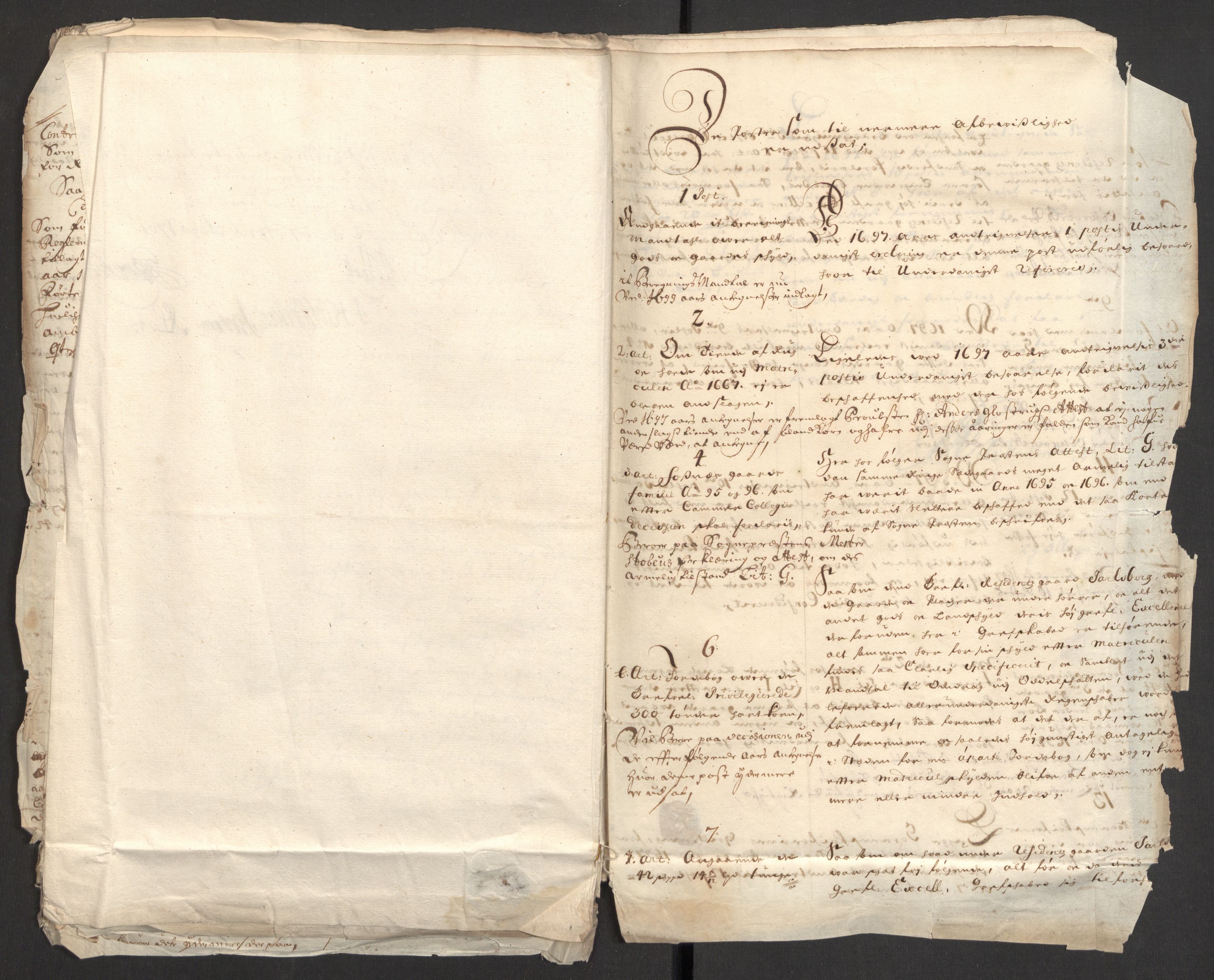 Rentekammeret inntil 1814, Reviderte regnskaper, Fogderegnskap, AV/RA-EA-4092/R32/L1868: Fogderegnskap Jarlsberg grevskap, 1697-1699, s. 421