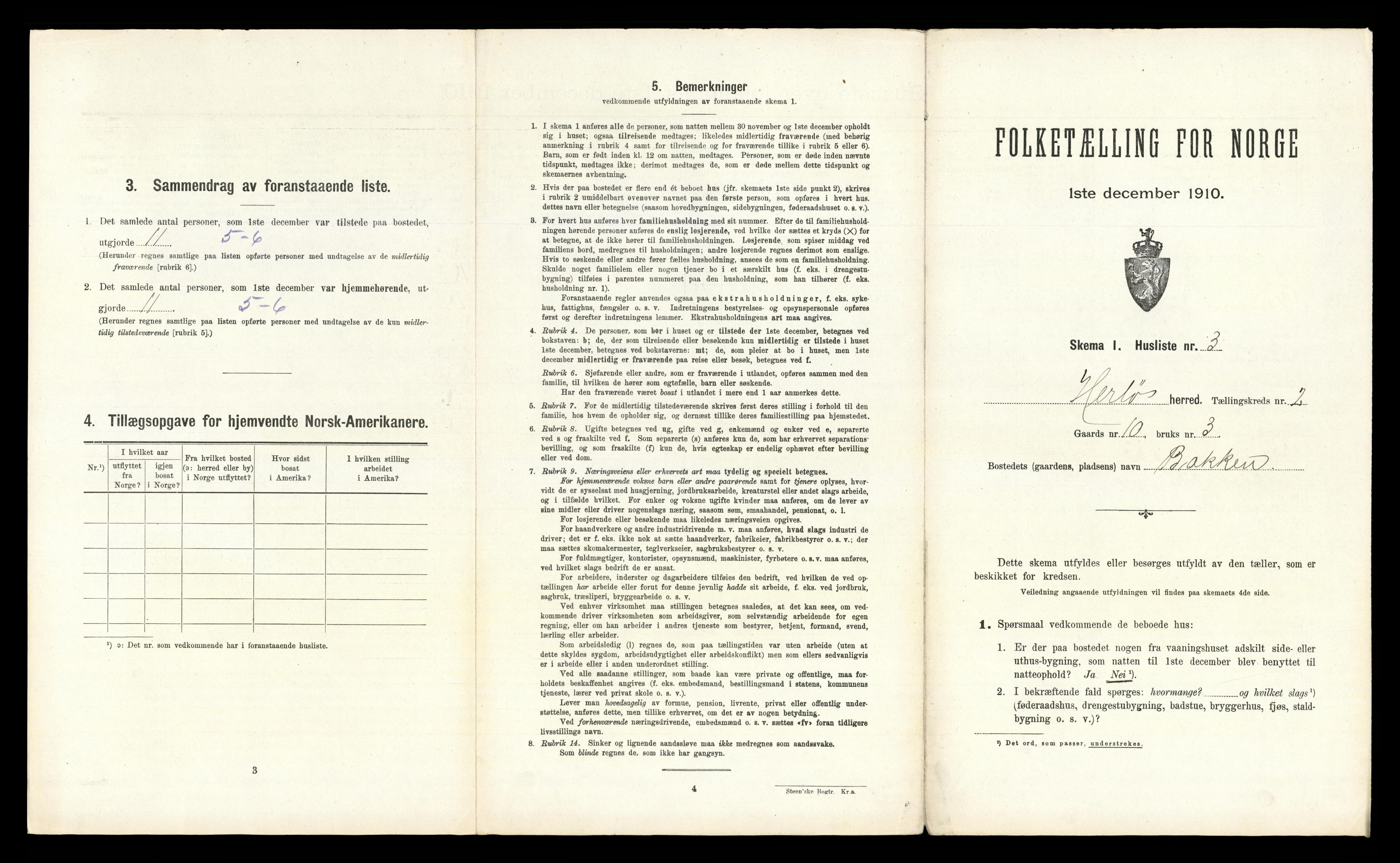 RA, Folketelling 1910 for 1258 Herdla herred, 1910, s. 196