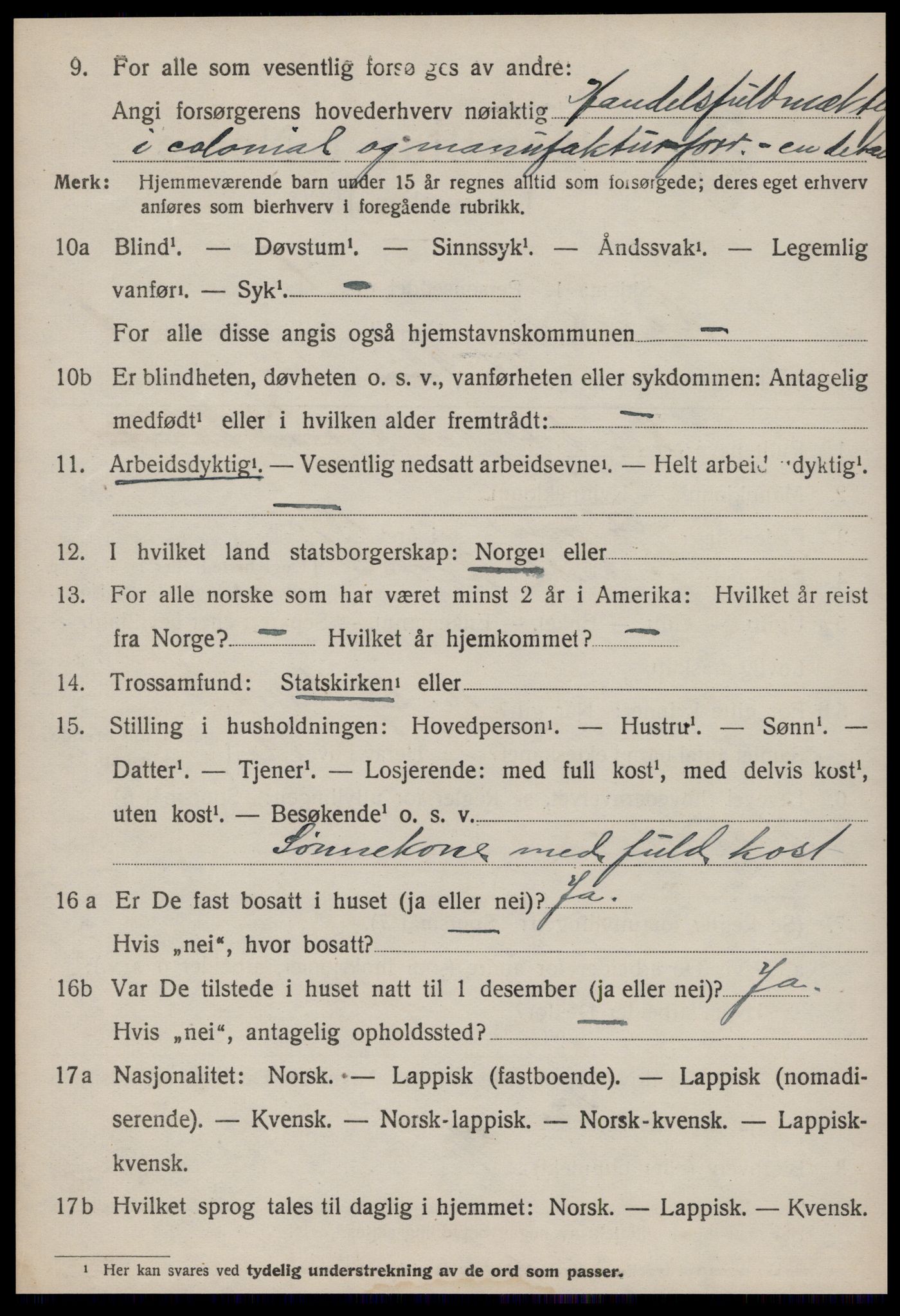 SAT, Folketelling 1920 for 1640 Røros herred, 1920, s. 2091