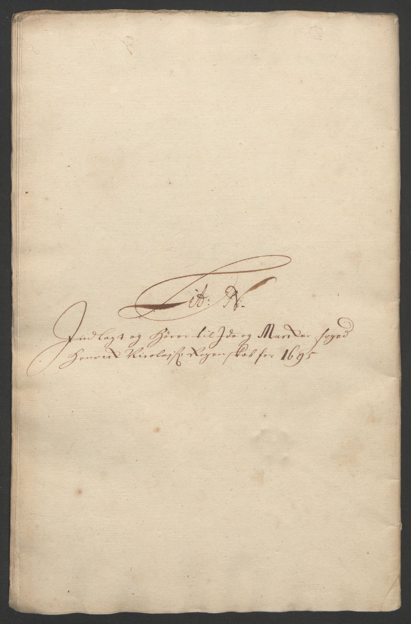 Rentekammeret inntil 1814, Reviderte regnskaper, Fogderegnskap, RA/EA-4092/R01/L0012: Fogderegnskap Idd og Marker, 1694-1695, s. 282