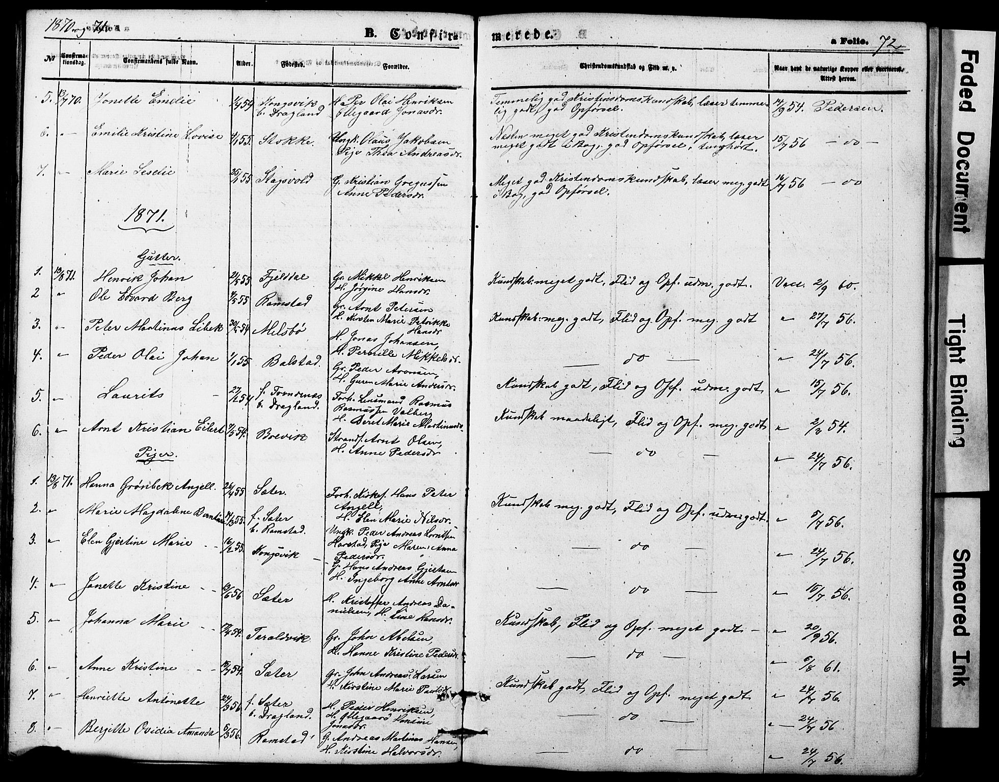 Ministerialprotokoller, klokkerbøker og fødselsregistre - Nordland, AV/SAT-A-1459/865/L0930: Klokkerbok nr. 865C02, 1866-1884, s. 72