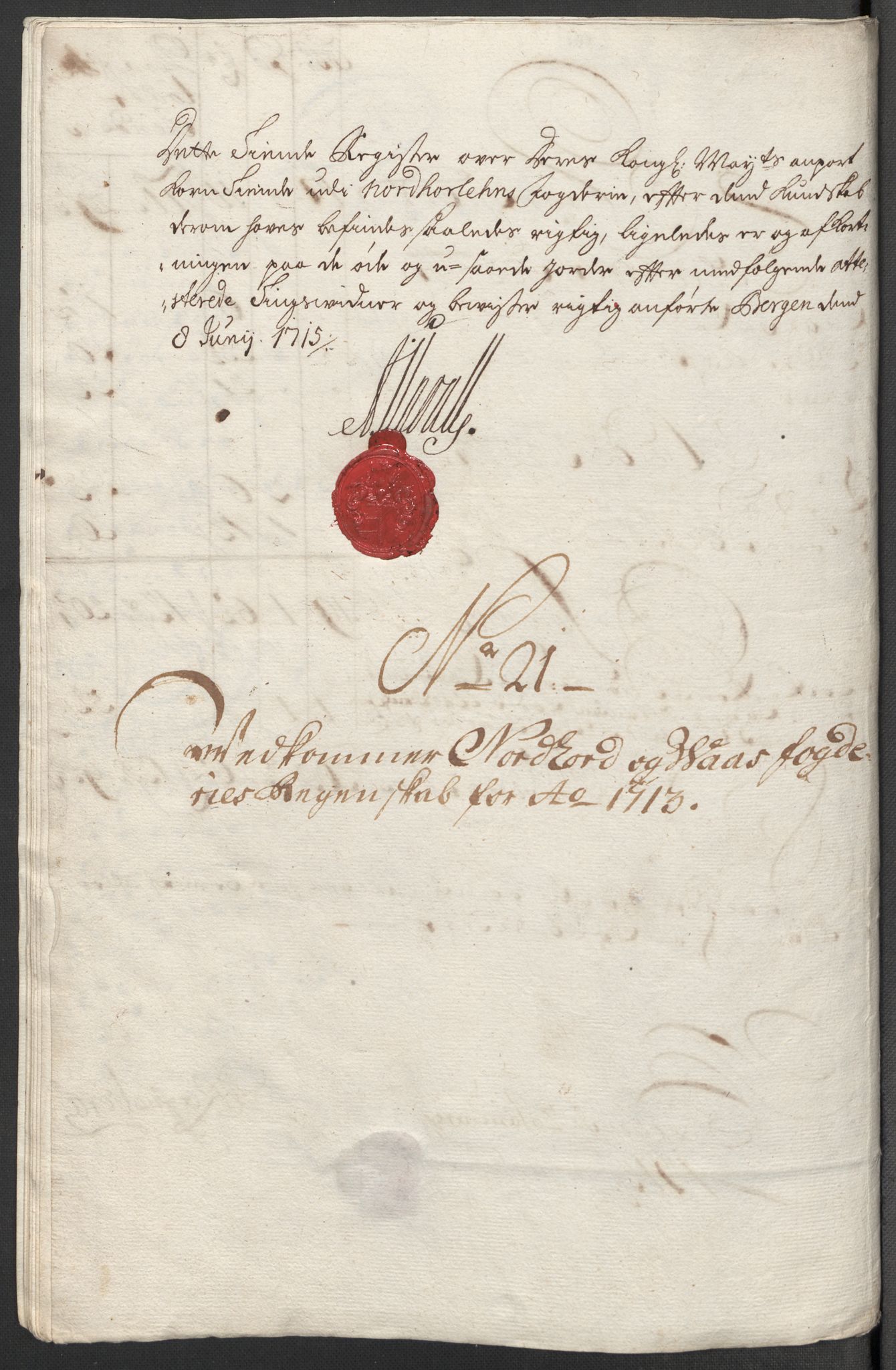 Rentekammeret inntil 1814, Reviderte regnskaper, Fogderegnskap, AV/RA-EA-4092/R51/L3195: Fogderegnskap Nordhordland og Voss, 1713, s. 237