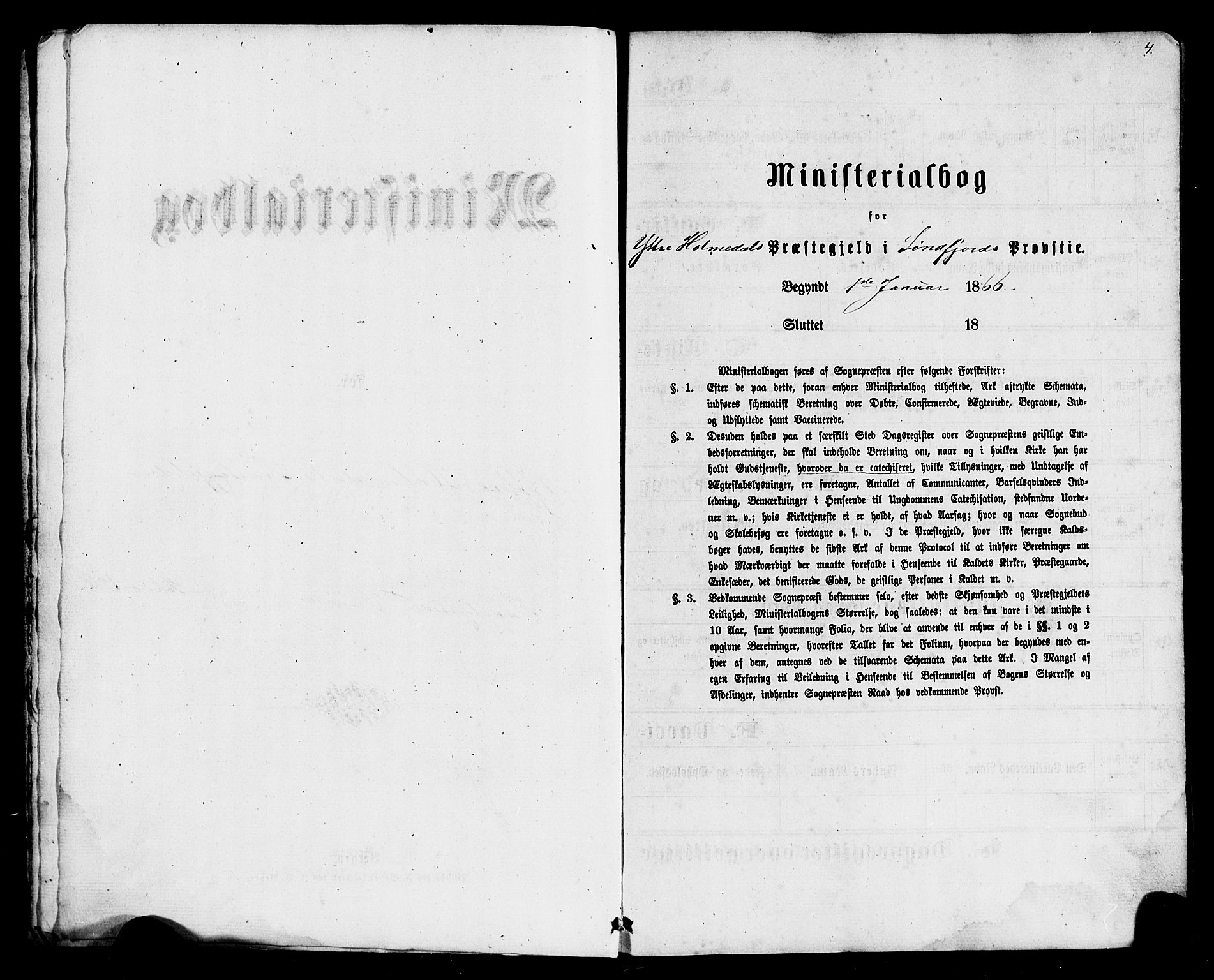 Fjaler sokneprestembete, AV/SAB-A-79801/H/Haa/Haaa/L0010: Ministerialbok nr. A 10, 1866-1886, s. 4