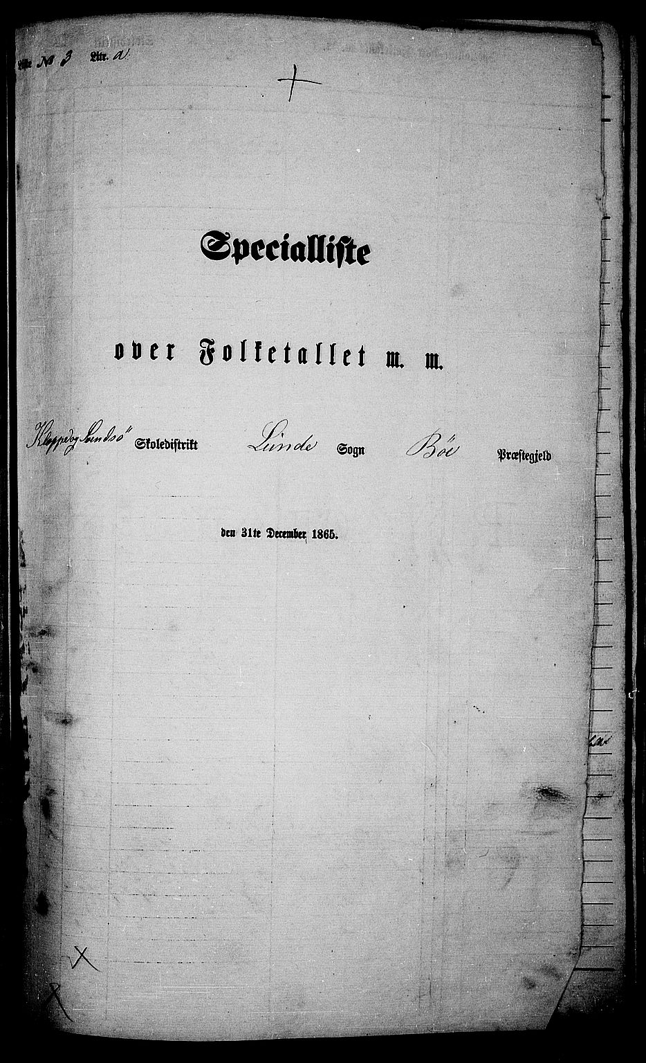 RA, Folketelling 1865 for 0821P Bø prestegjeld, 1865, s. 55