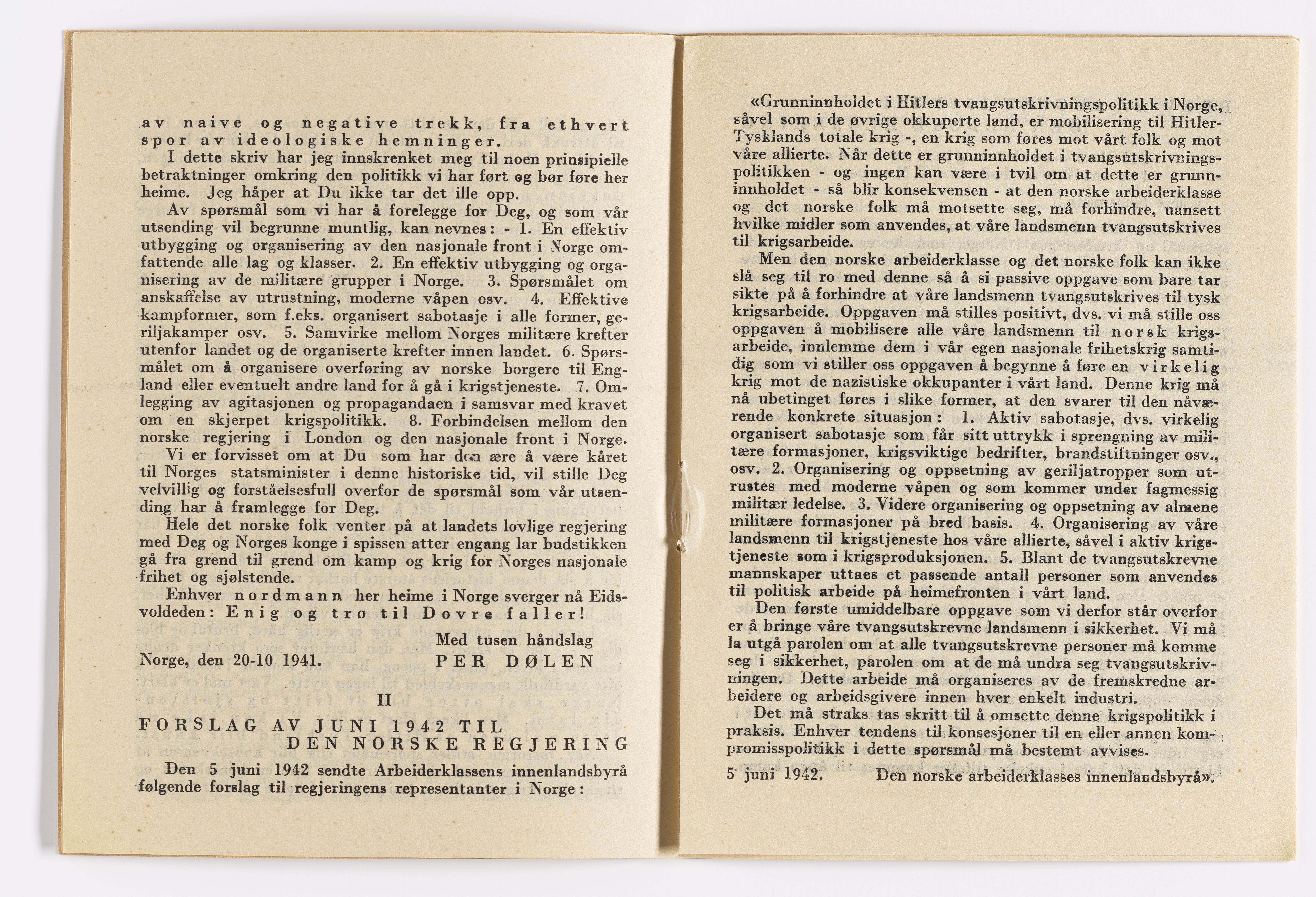 Thomas Rønnow, AFM/GRI-1014/Z/Za/L0001/0004: Pampletter og avis / Den norske arbeidsklassens innenlandsbyrå, 1943-1944