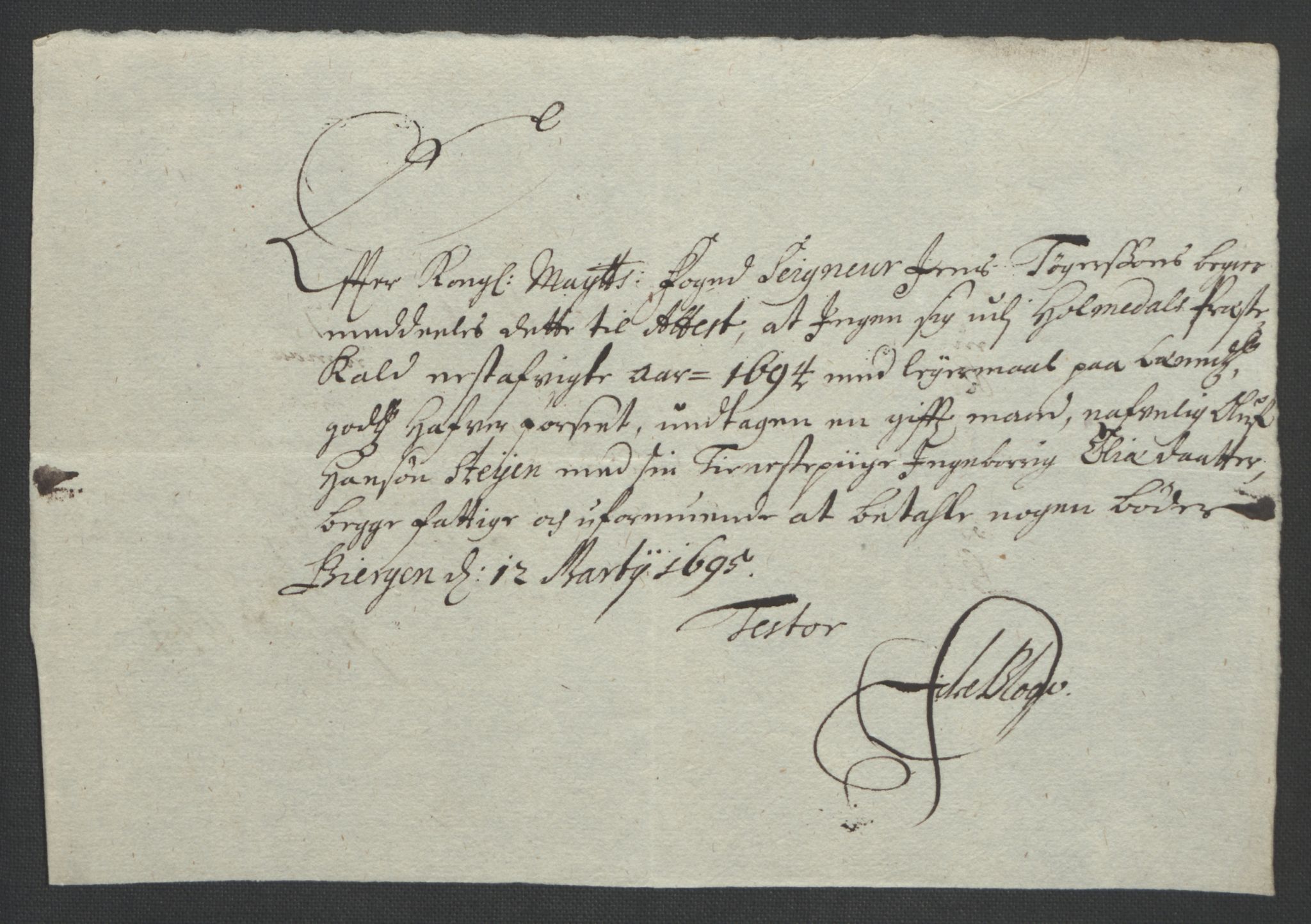 Rentekammeret inntil 1814, Reviderte regnskaper, Fogderegnskap, AV/RA-EA-4092/R53/L3421: Fogderegnskap Sunn- og Nordfjord, 1693-1694, s. 336