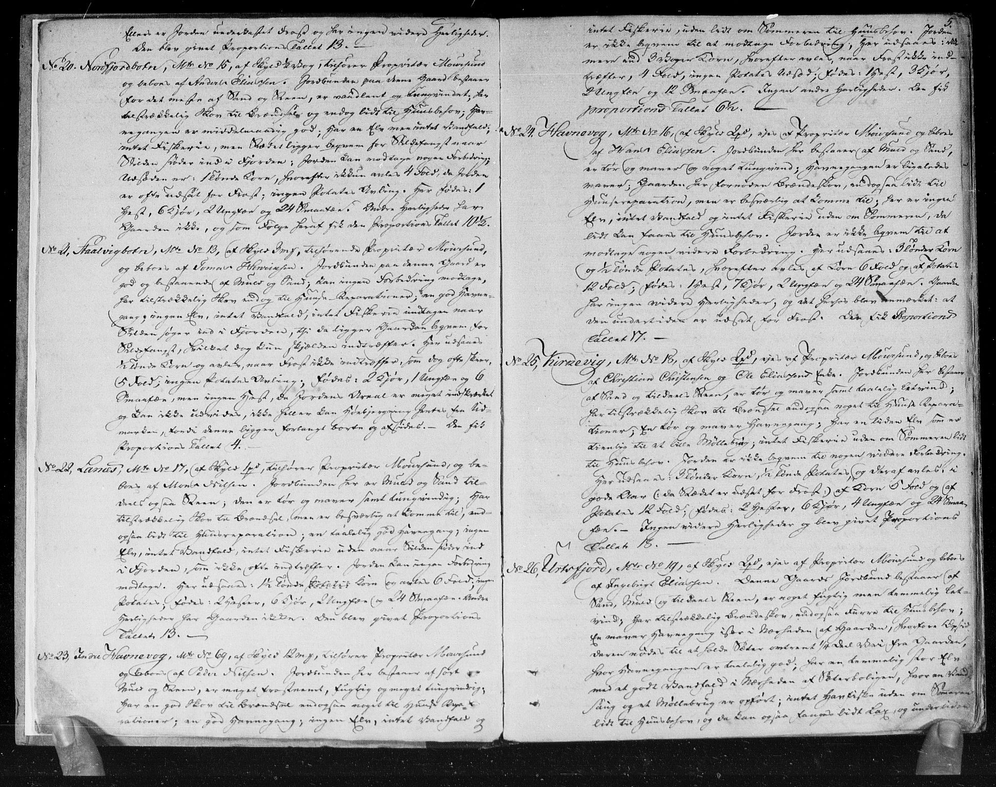 Hovedmatrikkelkommisjonen, AV/RA-S-1529, 1819-1820
