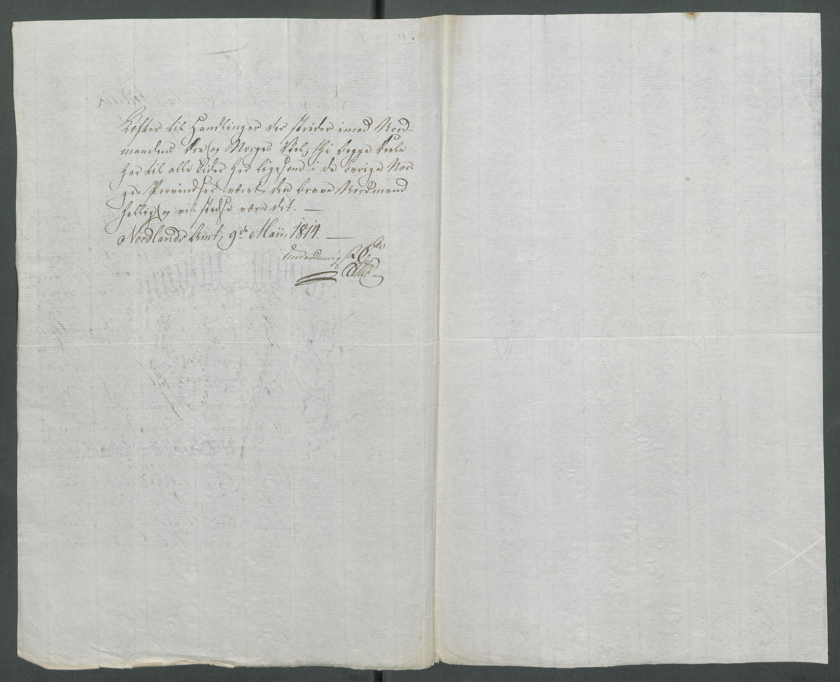 Forskjellige samlinger, Historisk-kronologisk samling, AV/RA-EA-4029/G/Ga/L0009A: Historisk-kronologisk samling. Dokumenter fra januar og ut september 1814. , 1814, s. 111