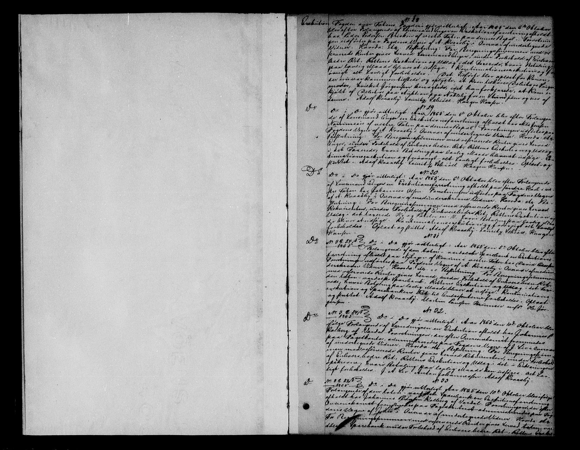 Toten tingrett, SAH/TING-006/H/Hb/Hba/L0011b: Pantebok nr. 11b, 1865-1868, s. 354