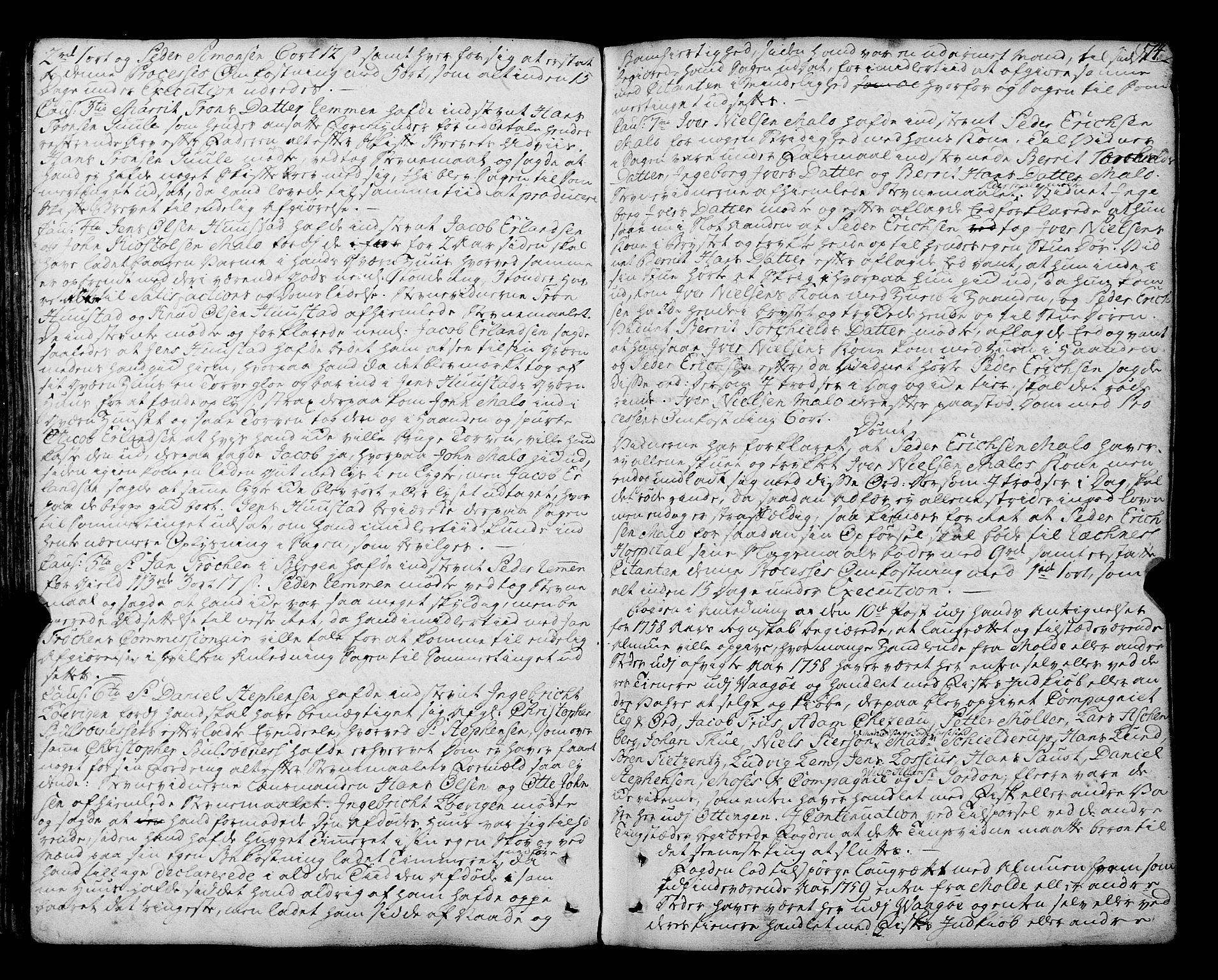 Romsdal sorenskriveri, SAT/A-4149/1/1/1A/L0014: Tingbok, 1757-1765, s. 74
