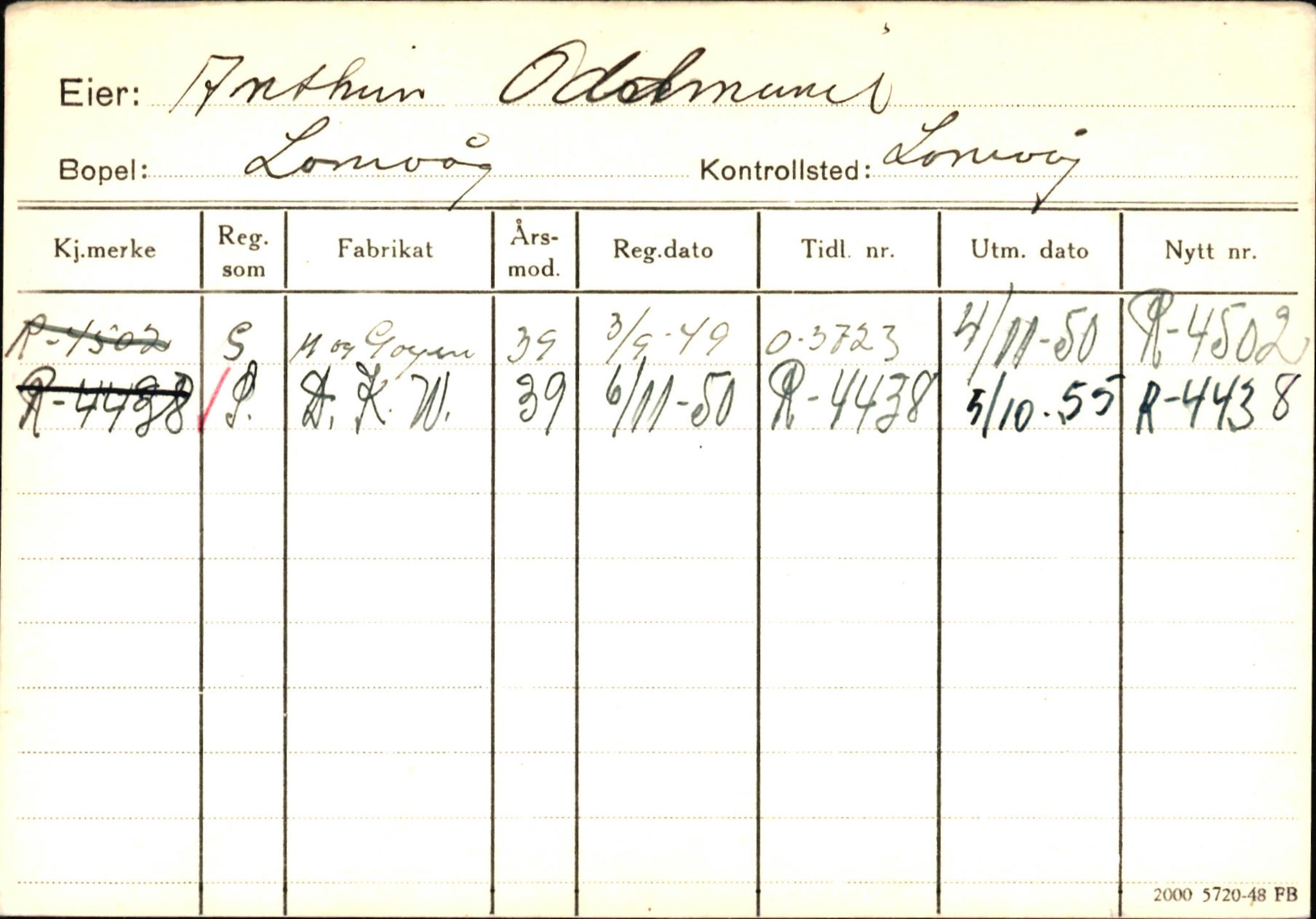 Statens vegvesen, Hordaland vegkontor, AV/SAB-A-5201/2/Ha/L0002: R-eierkort A, 1920-1971, s. 590