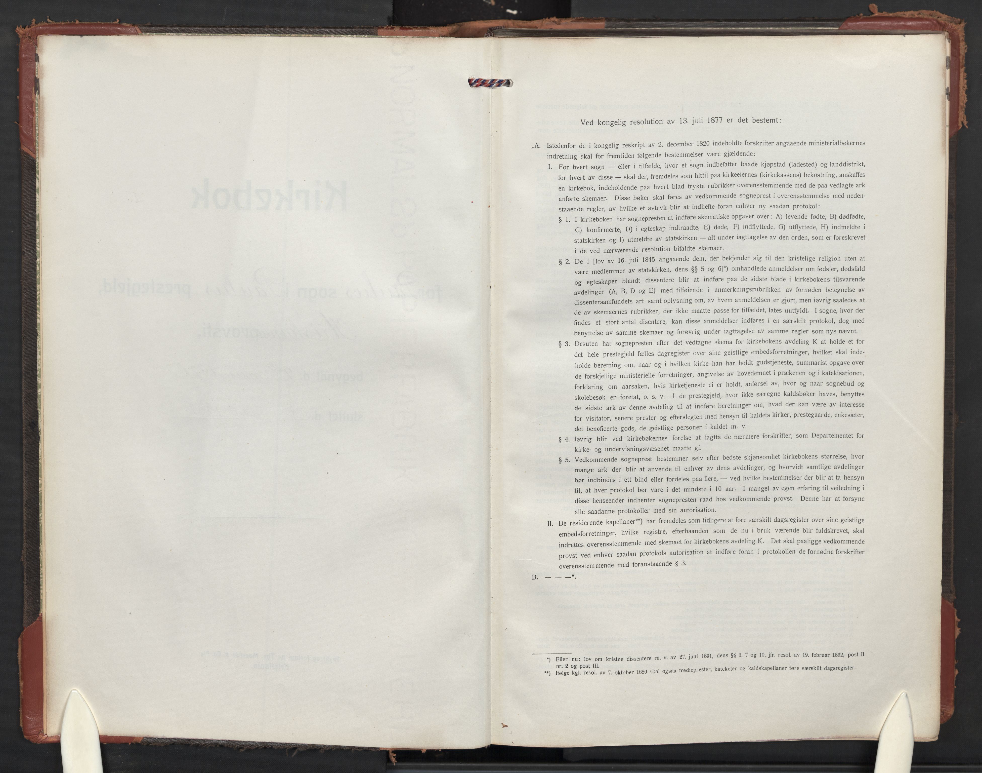 Paulus prestekontor Kirkebøker, SAO/A-10871/F/Fa/L0026: Ministerialbok nr. 26, 1920-1932