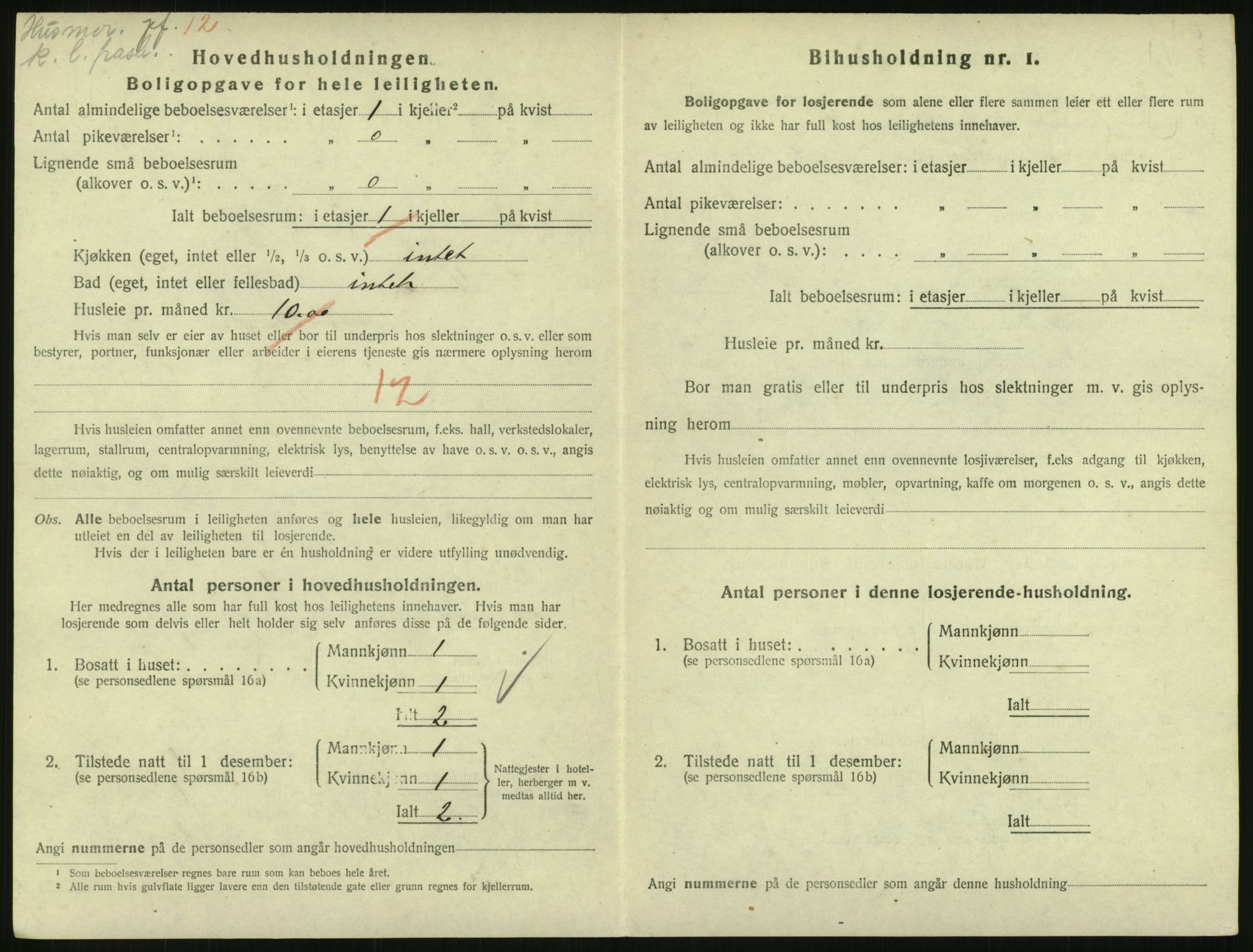 SAH, Folketelling 1920 for 0501 Lillehammer kjøpstad, 1920, s. 1427