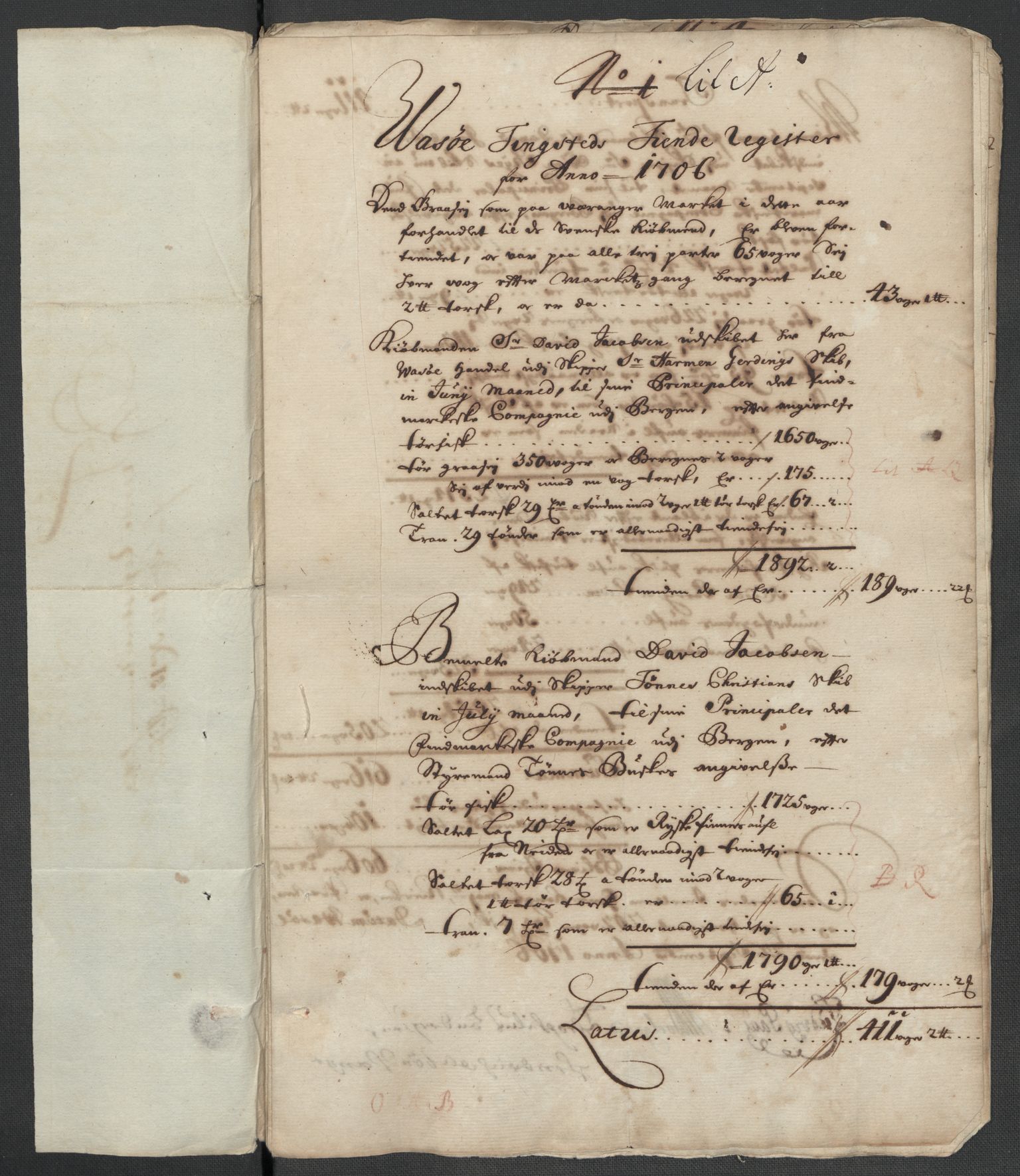 Rentekammeret inntil 1814, Reviderte regnskaper, Fogderegnskap, RA/EA-4092/R69/L4853: Fogderegnskap Finnmark/Vardøhus, 1705-1706, s. 192