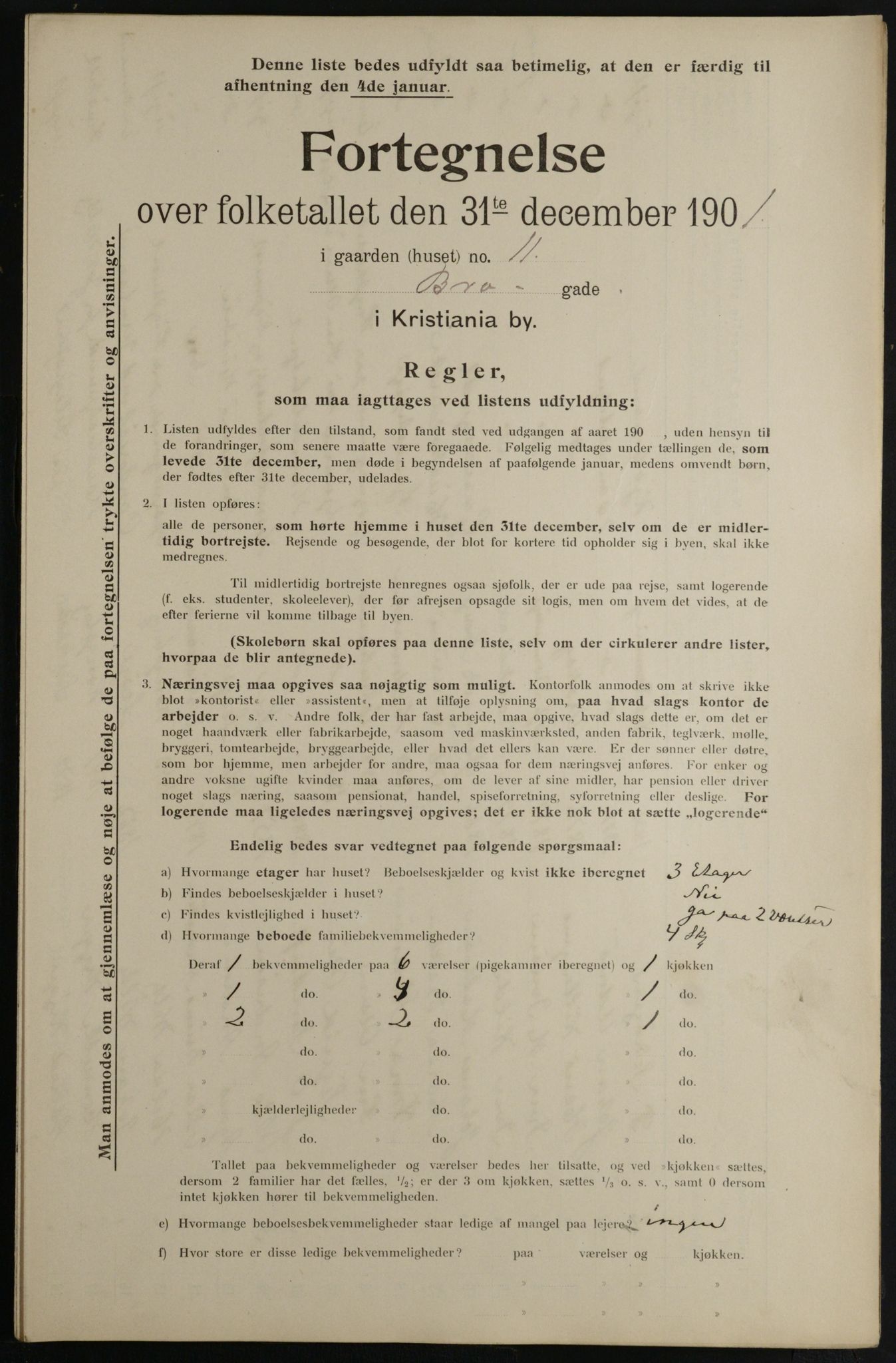 OBA, Kommunal folketelling 31.12.1901 for Kristiania kjøpstad, 1901, s. 1651